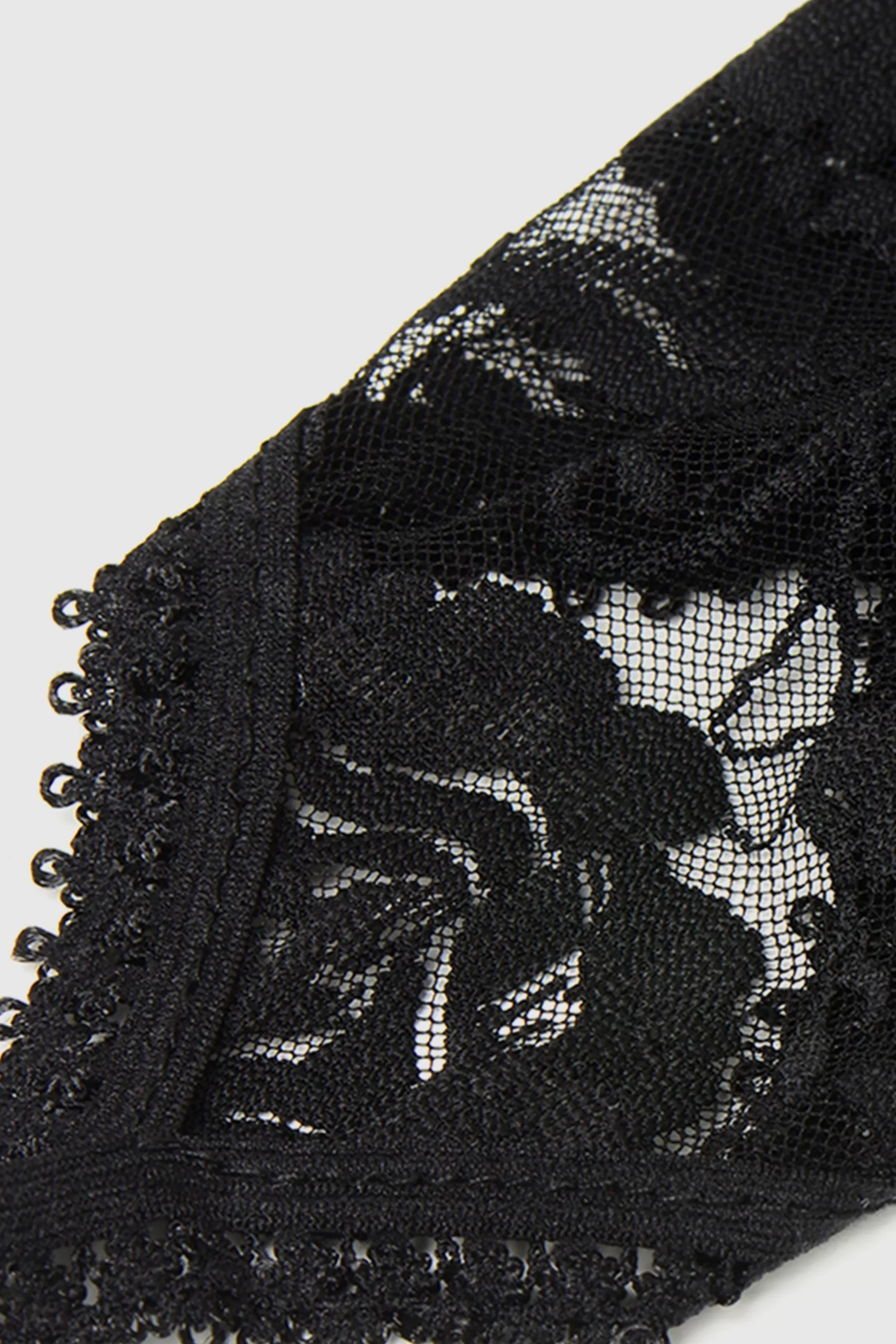 14.2 Finger Loop Lace Flapper Gloves-BABEYOND Online