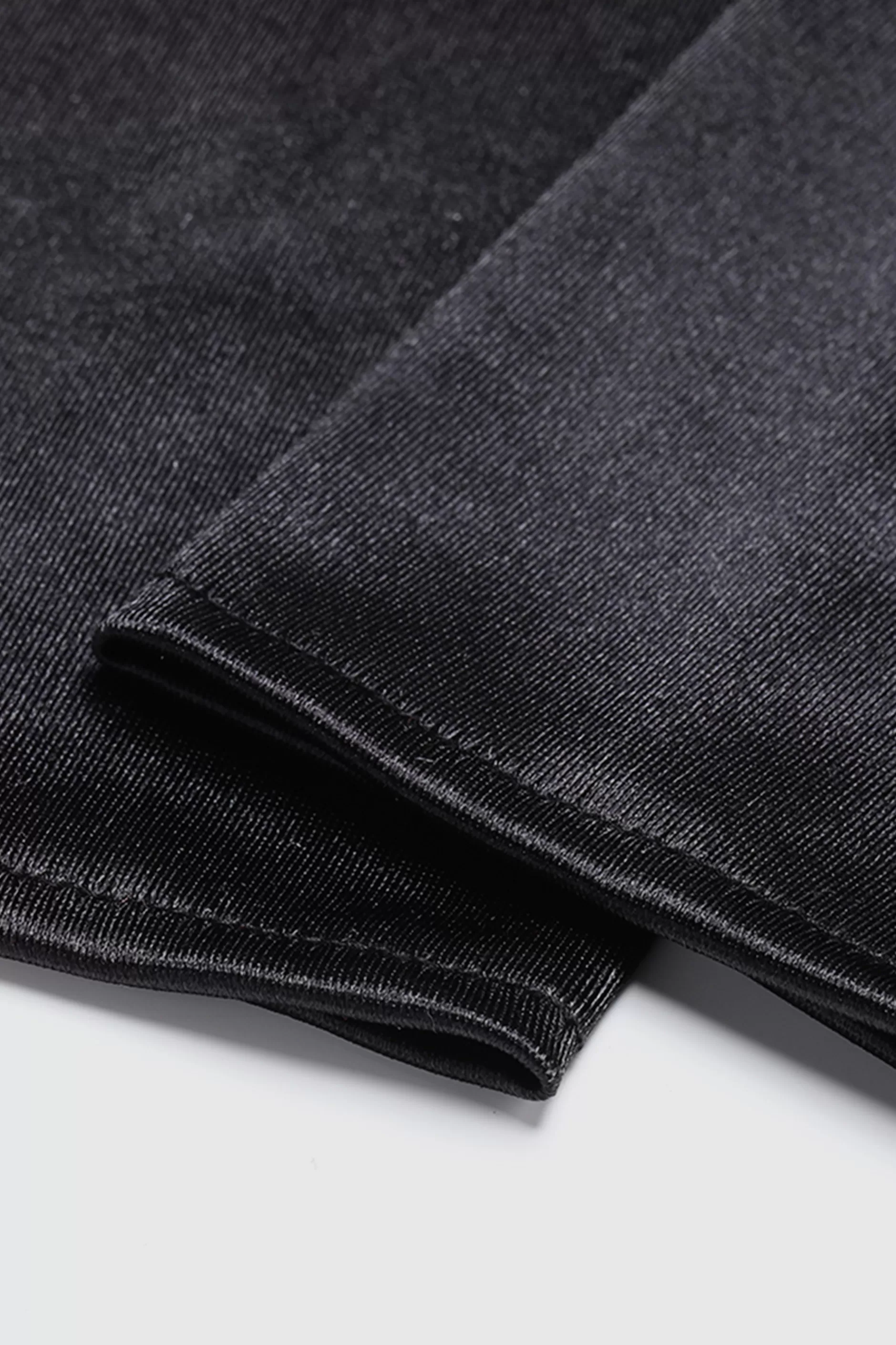 17.7 Finger Loop Satin Stretchy Gloves-BABEYOND Online
