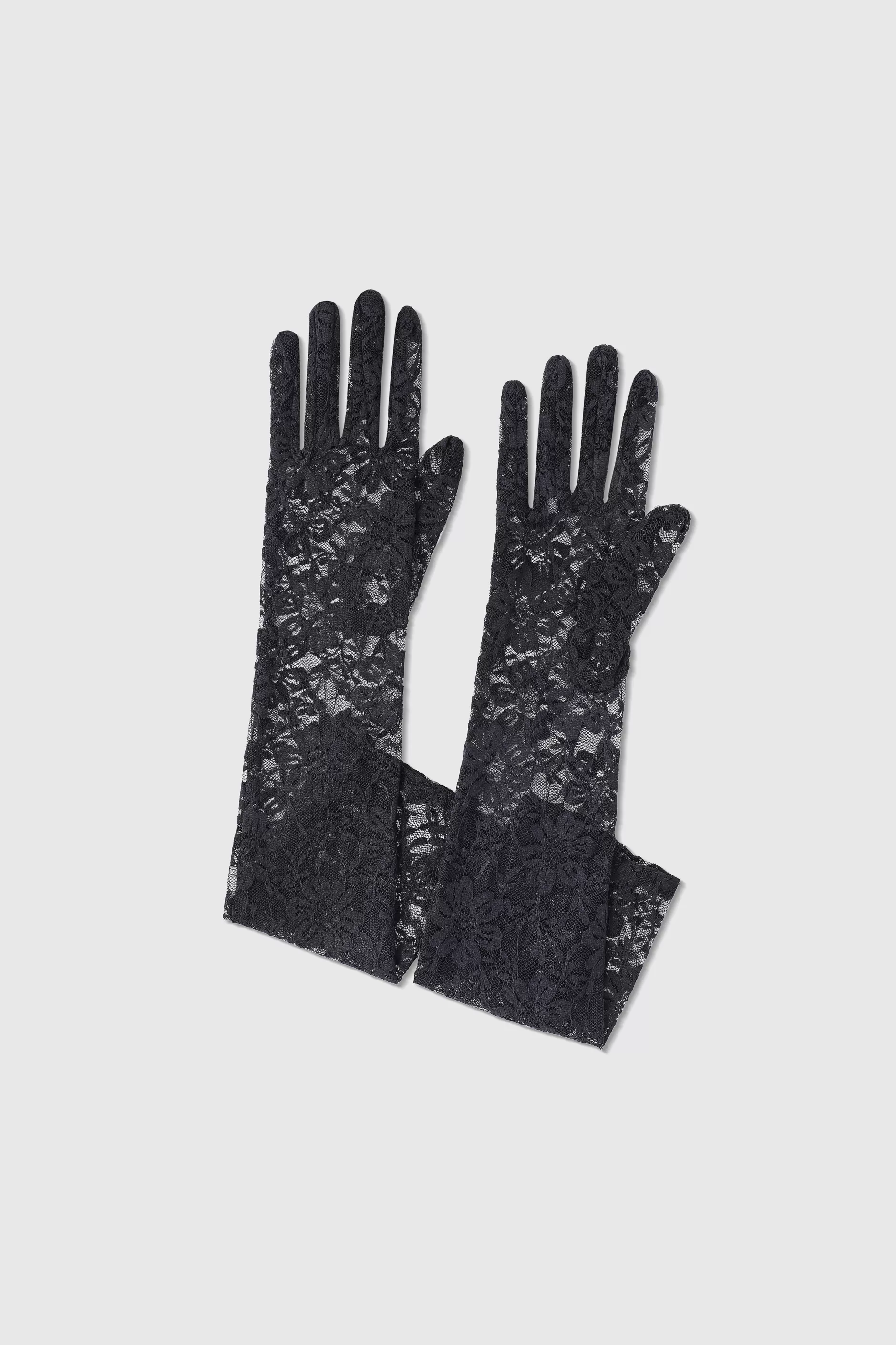 18.1 Floral Lace Long Stretchy Gloves-BABEYOND Cheap