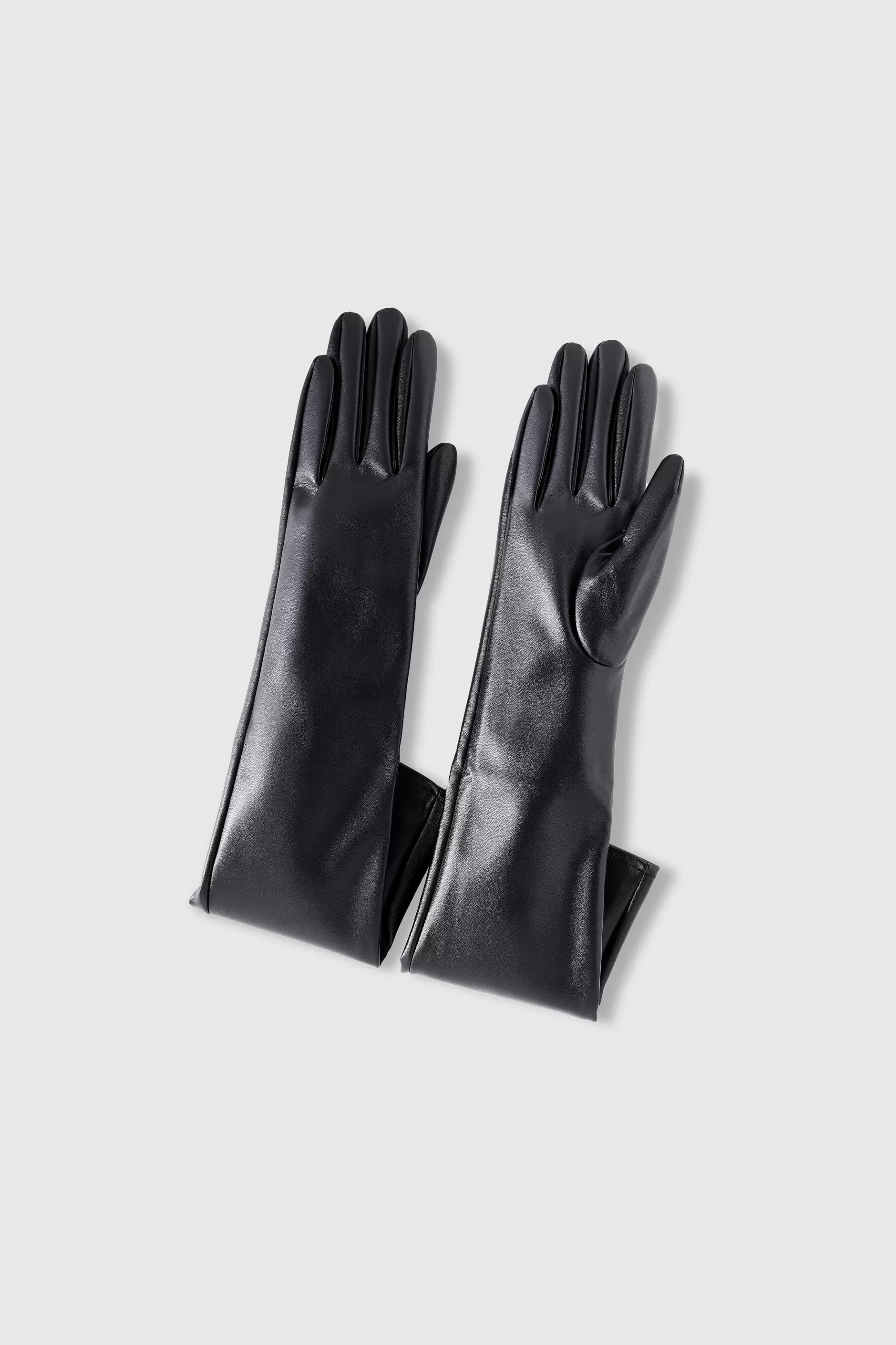 18.9 Stretchy Leather Opera Gloves-BABEYOND Cheap