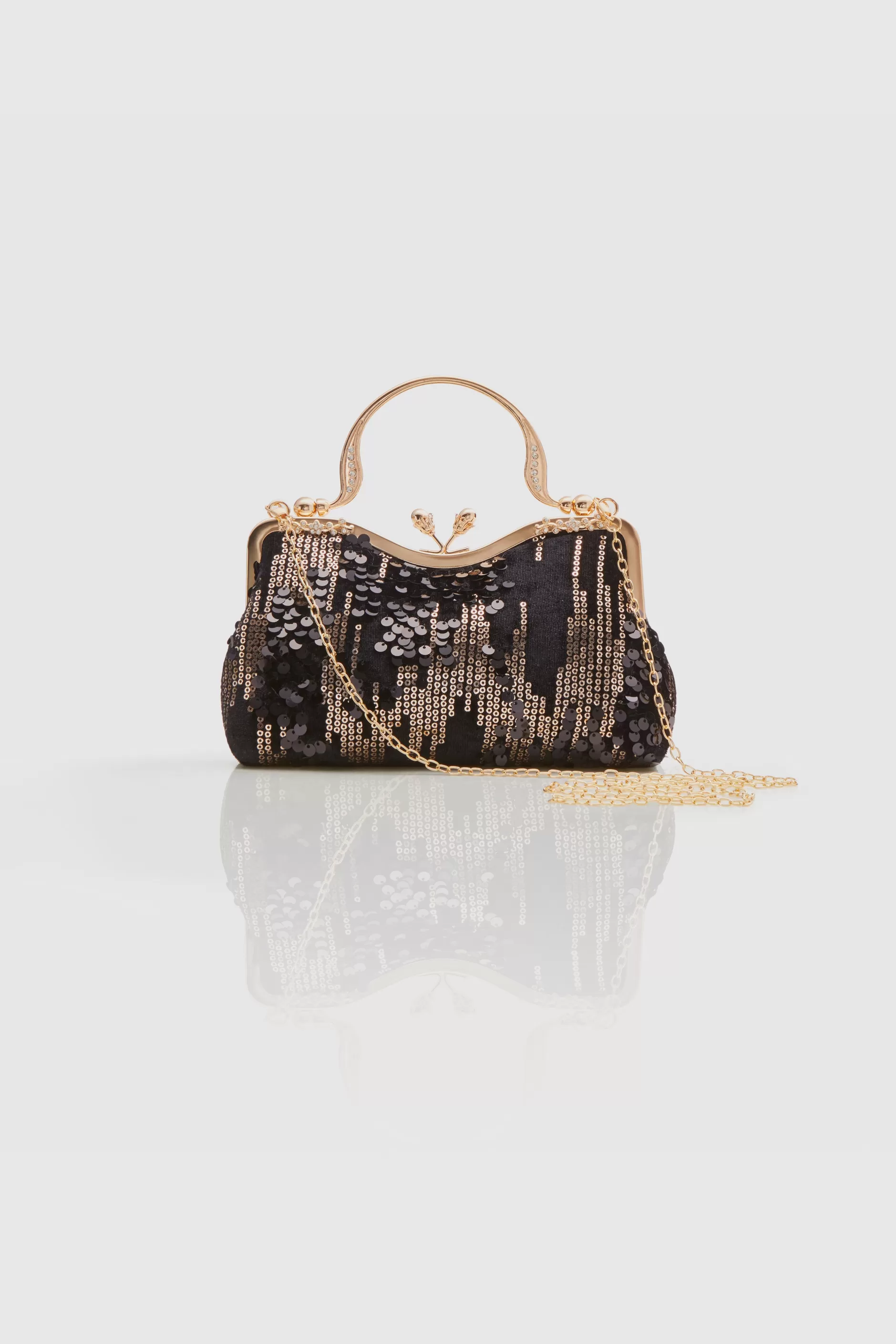 1920S Luxury Velvet Sequin Clutch-BABEYOND Sale
