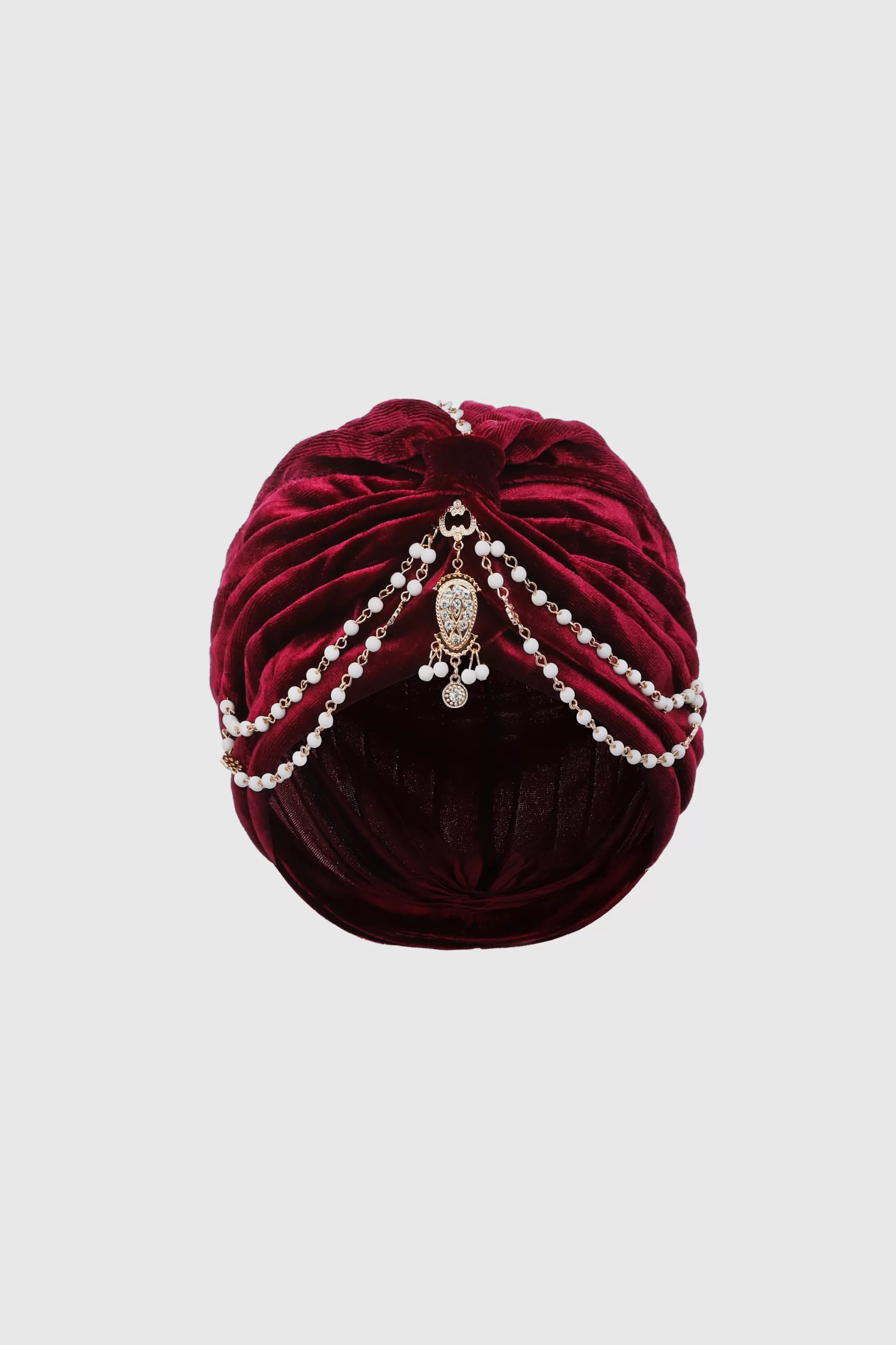 1920S Pearl Chain Turban Hat-BABEYOND Outlet