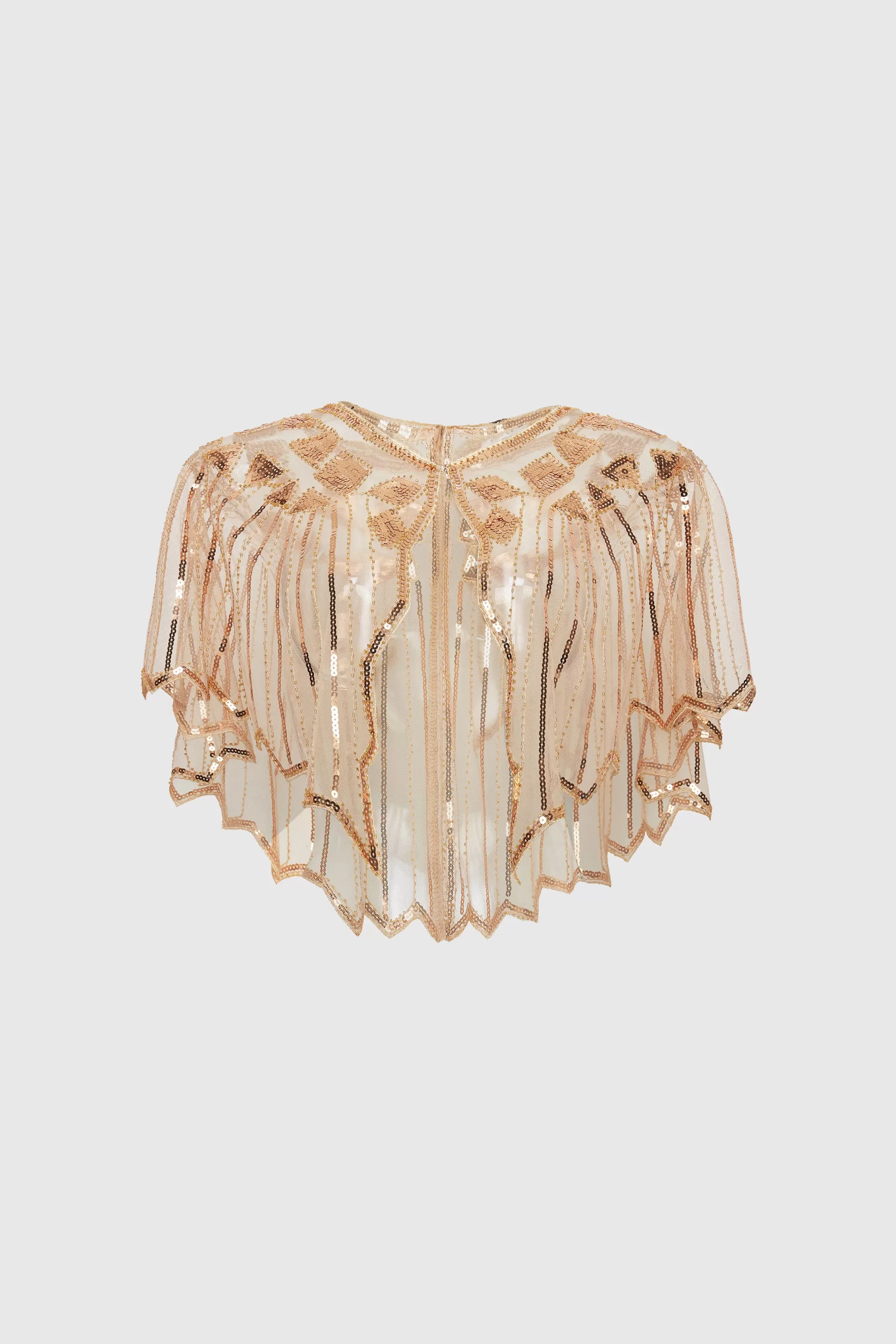 1920S Sequin Flapper Evening Shawl-BABEYOND Store