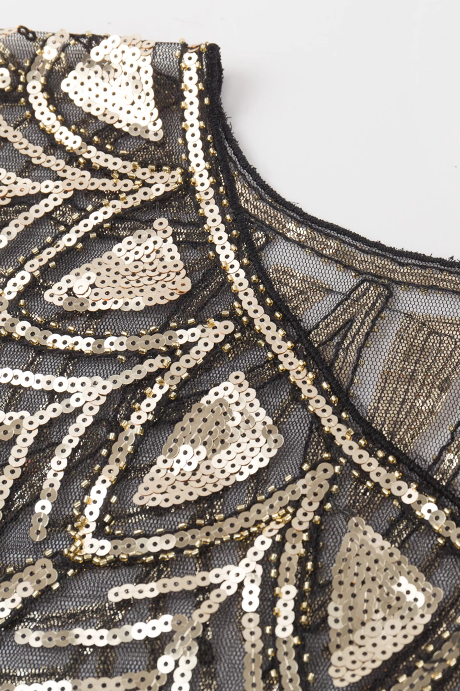 1920S Sequin Gatsby Flapper Shawl-BABEYOND Fashion