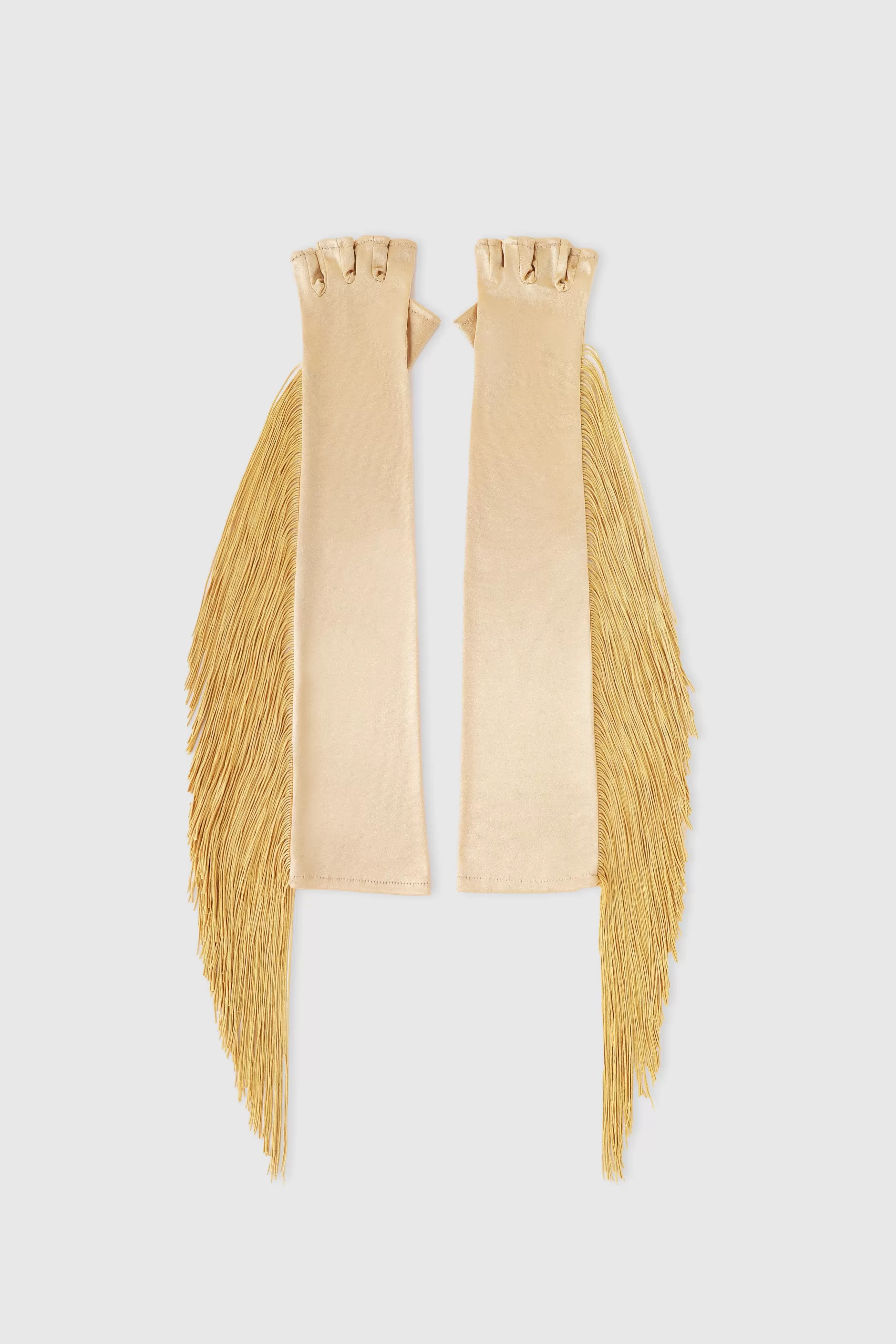 19.7 Fringe Fingerless Flapper Gloves-BABEYOND Fashion