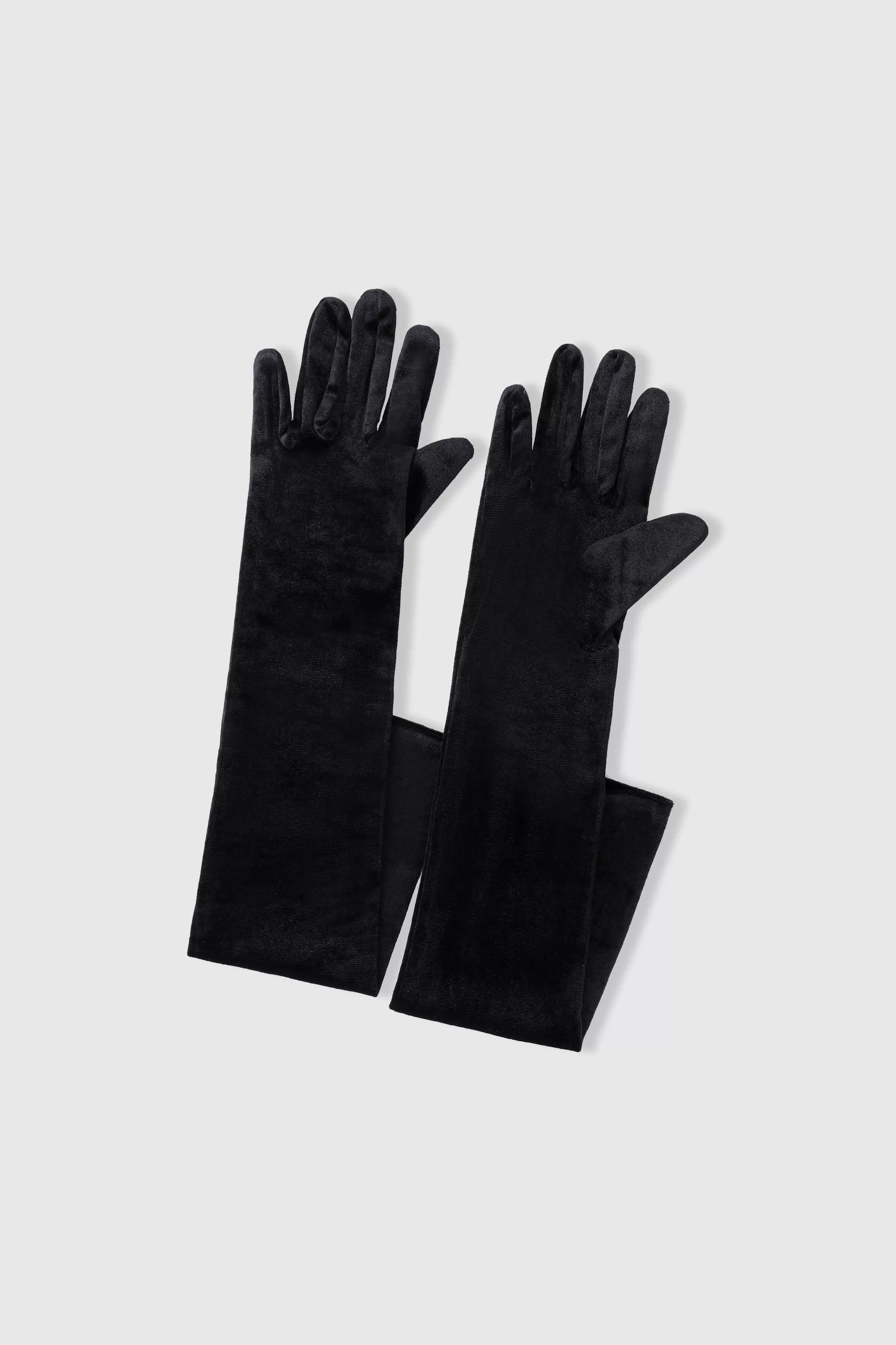 21.6 Elbow Length Velvet Stretchy Gloves-BABEYOND Best Sale