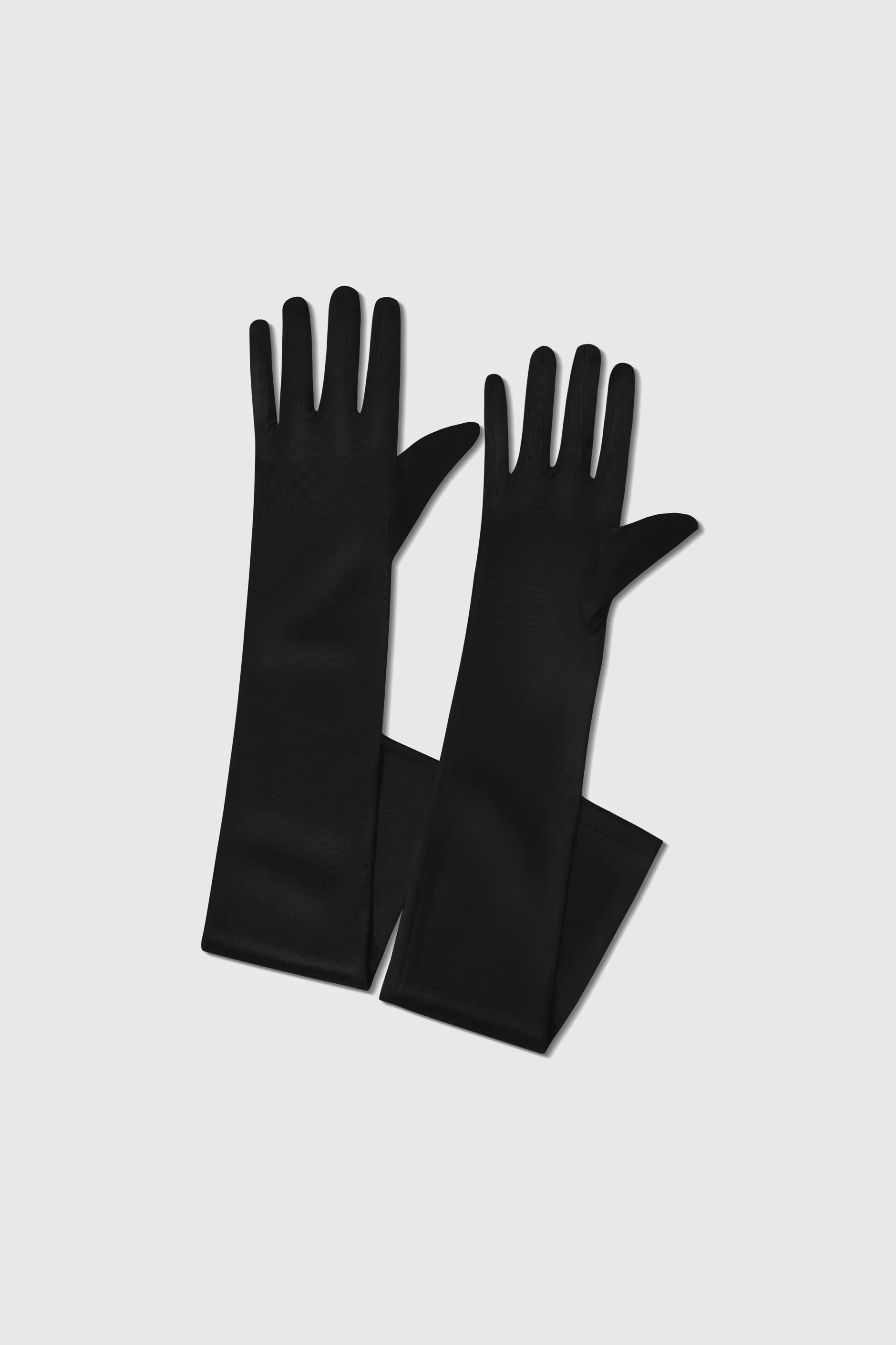 21.6 Long Satin Stretchy Flapper Gloves-BABEYOND Hot