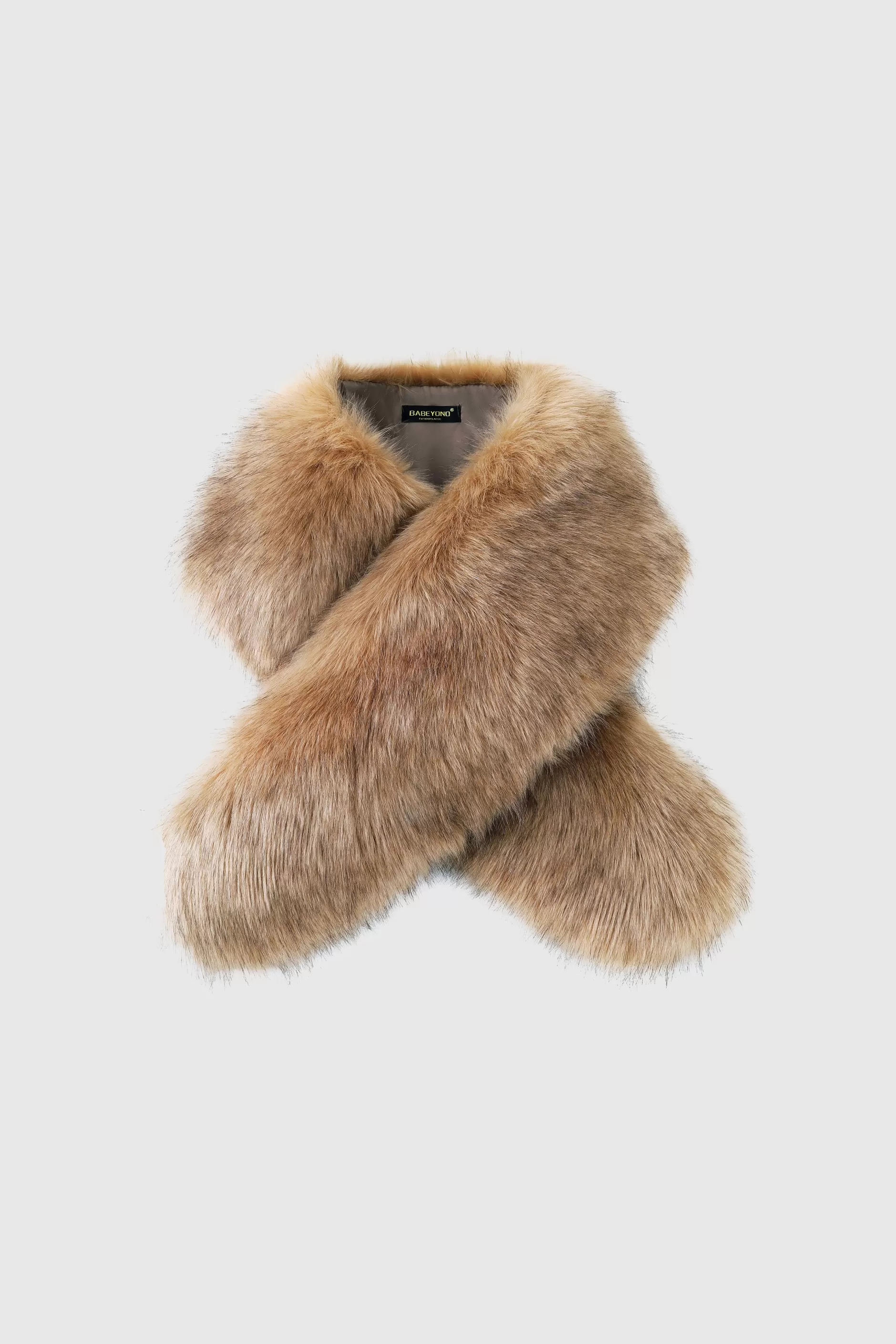 47.2 Faux Fur Shoulder Collar Scarf-BABEYOND Hot