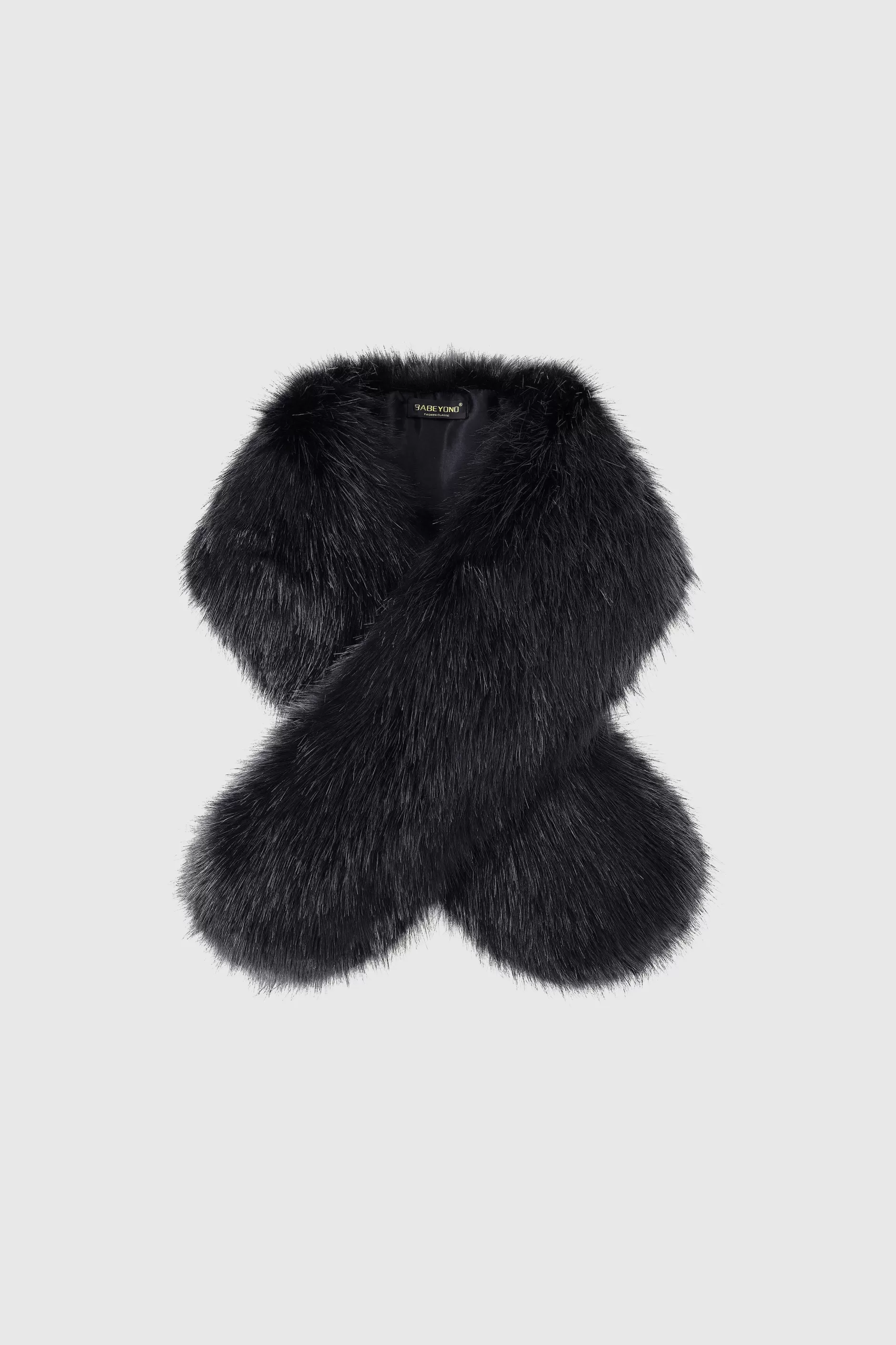 47.2 Faux Fur Shoulder Winter Scarf-BABEYOND Cheap