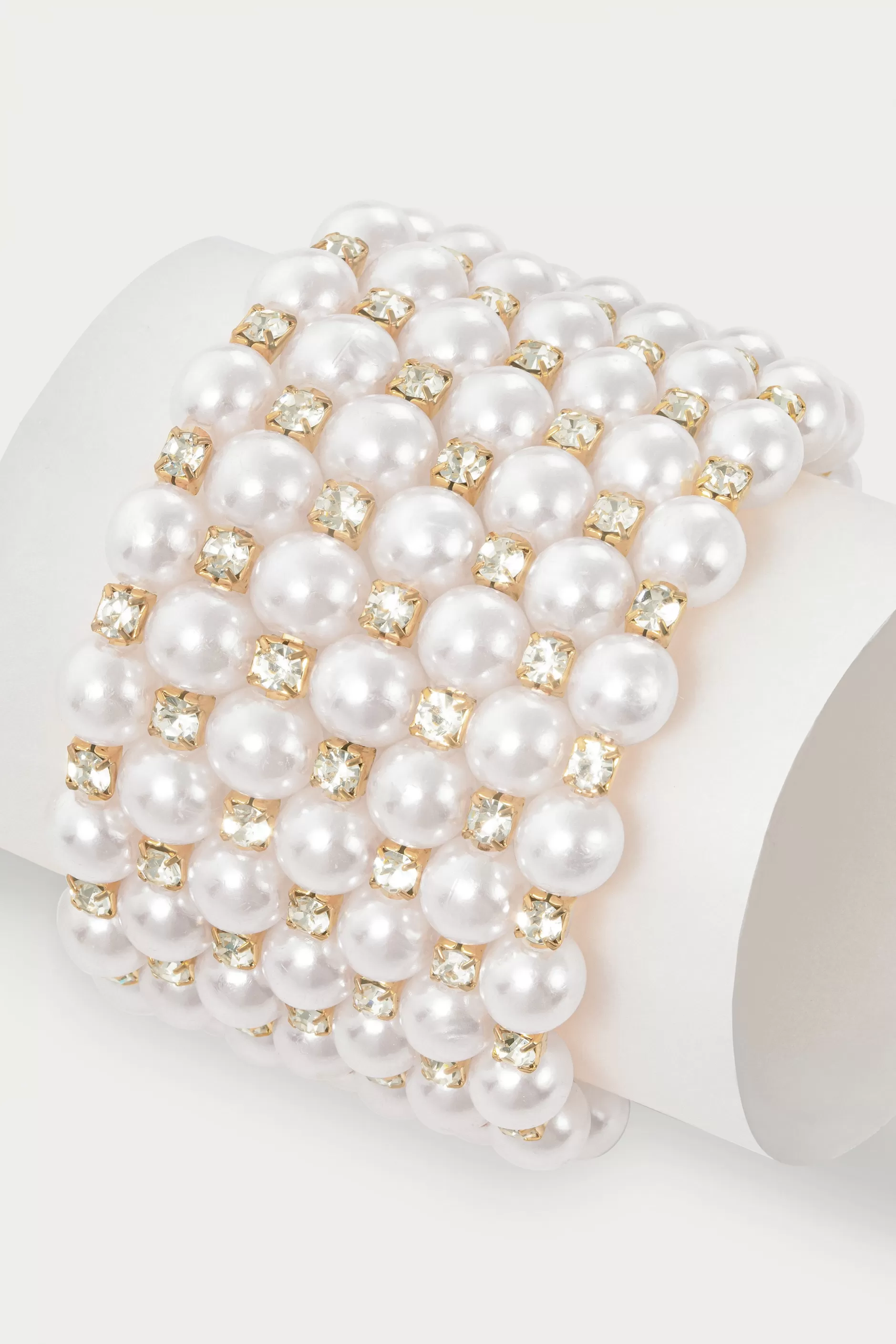 Adjustable Multi Strand Pearl Bracelet-BABEYOND Hot