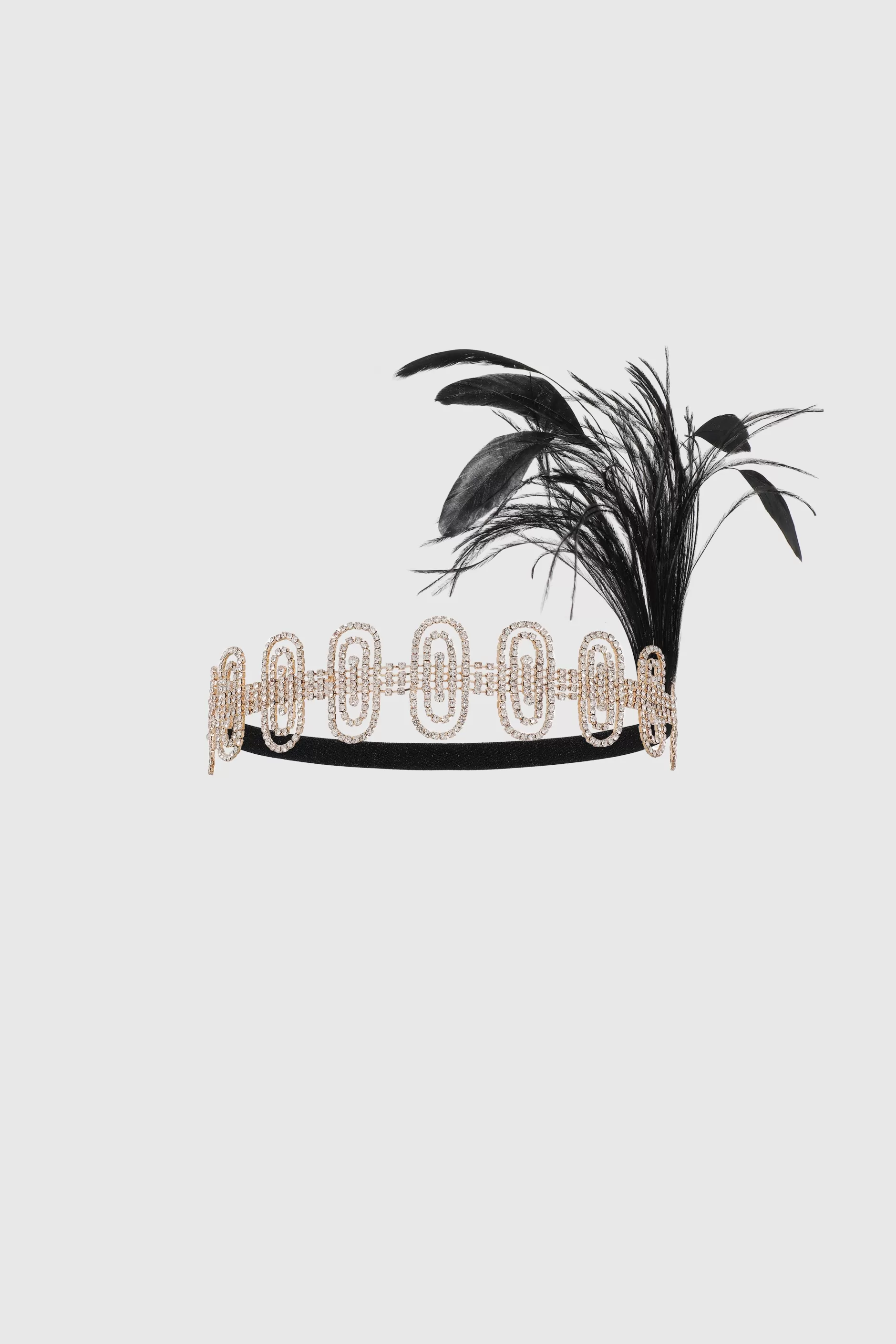 Art Deco Feather Headband-BABEYOND Hot