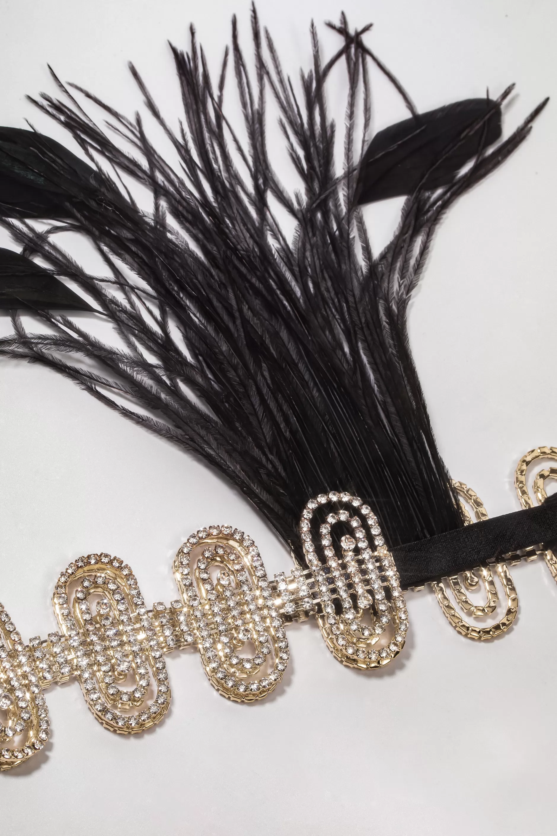 Art Deco Feather Headband-BABEYOND Hot