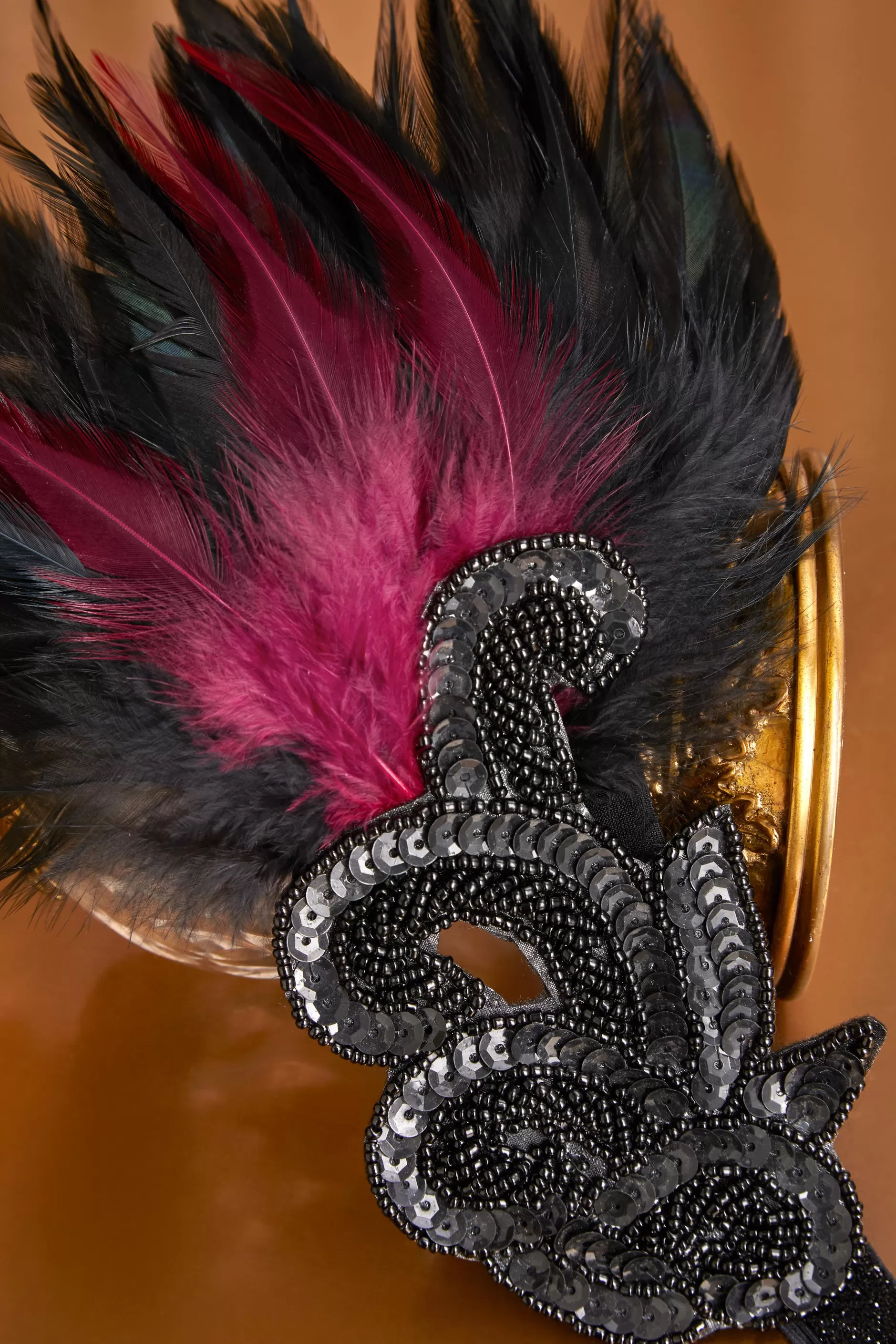Beaded Sequin Shimmer Headpiece-BABEYOND Clearance