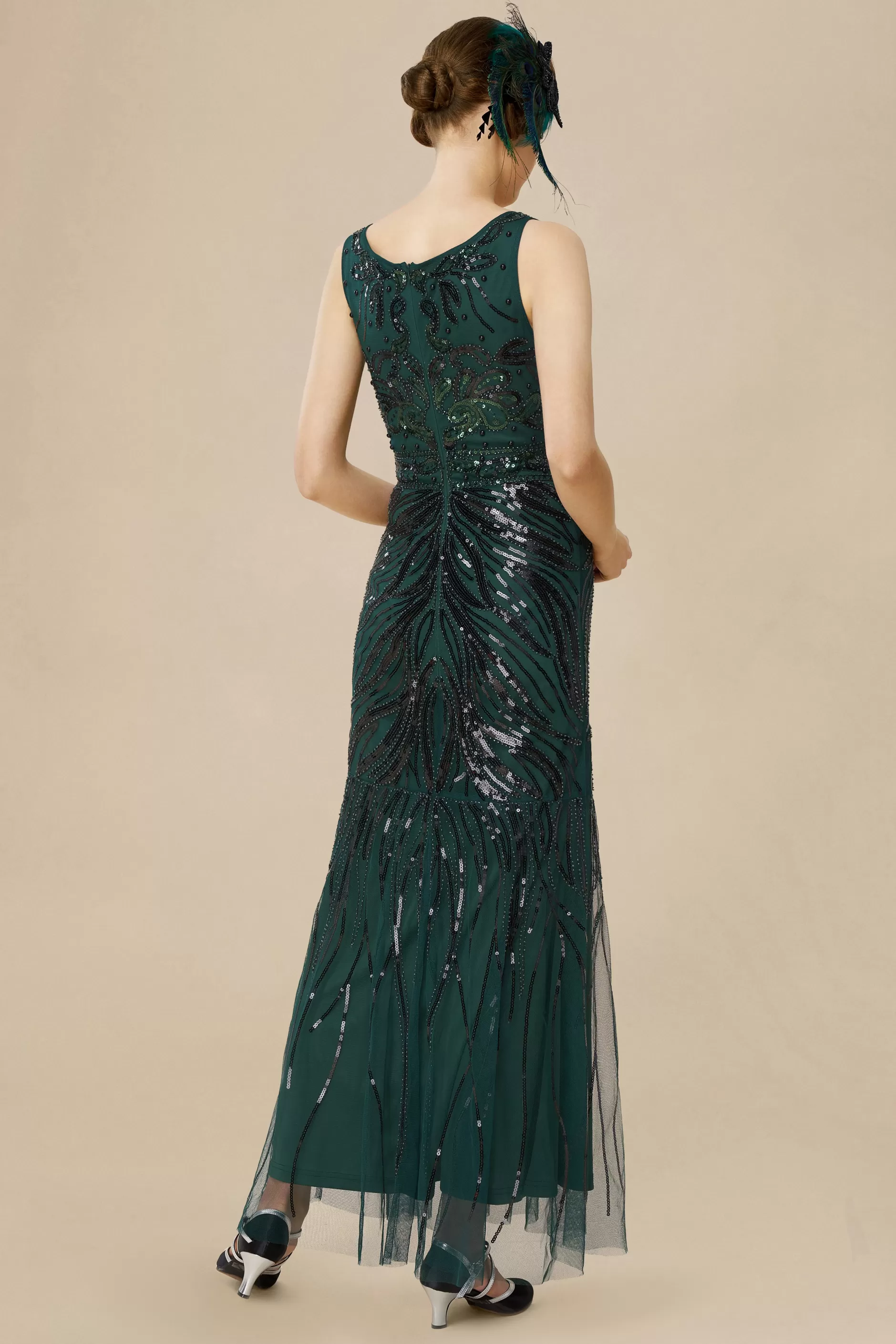 Bodycon Tulle Maxi Cocktail Prom Dress-BABEYOND Hot