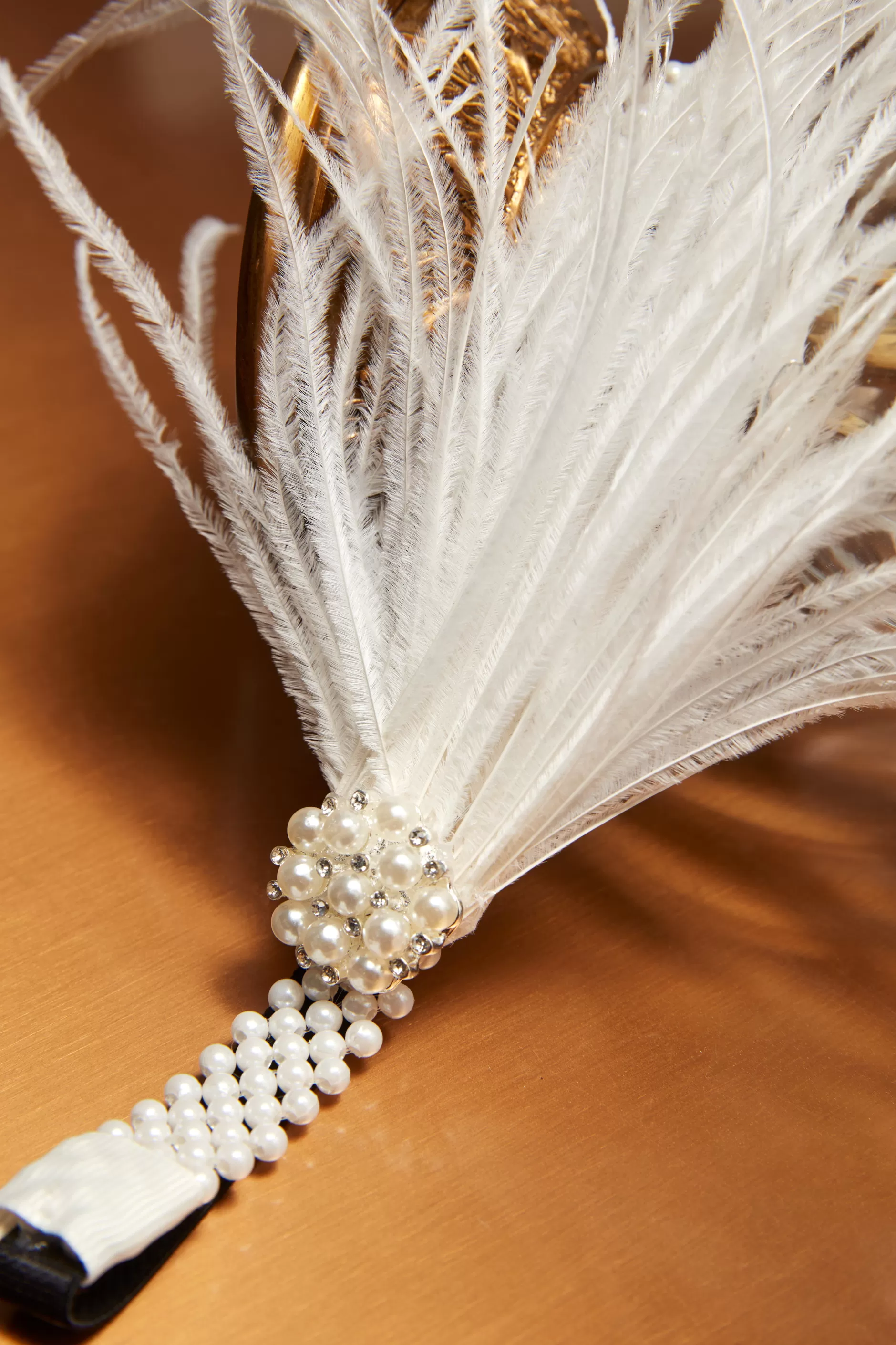 Braided Pearl Feather Headpiece-BABEYOND Discount