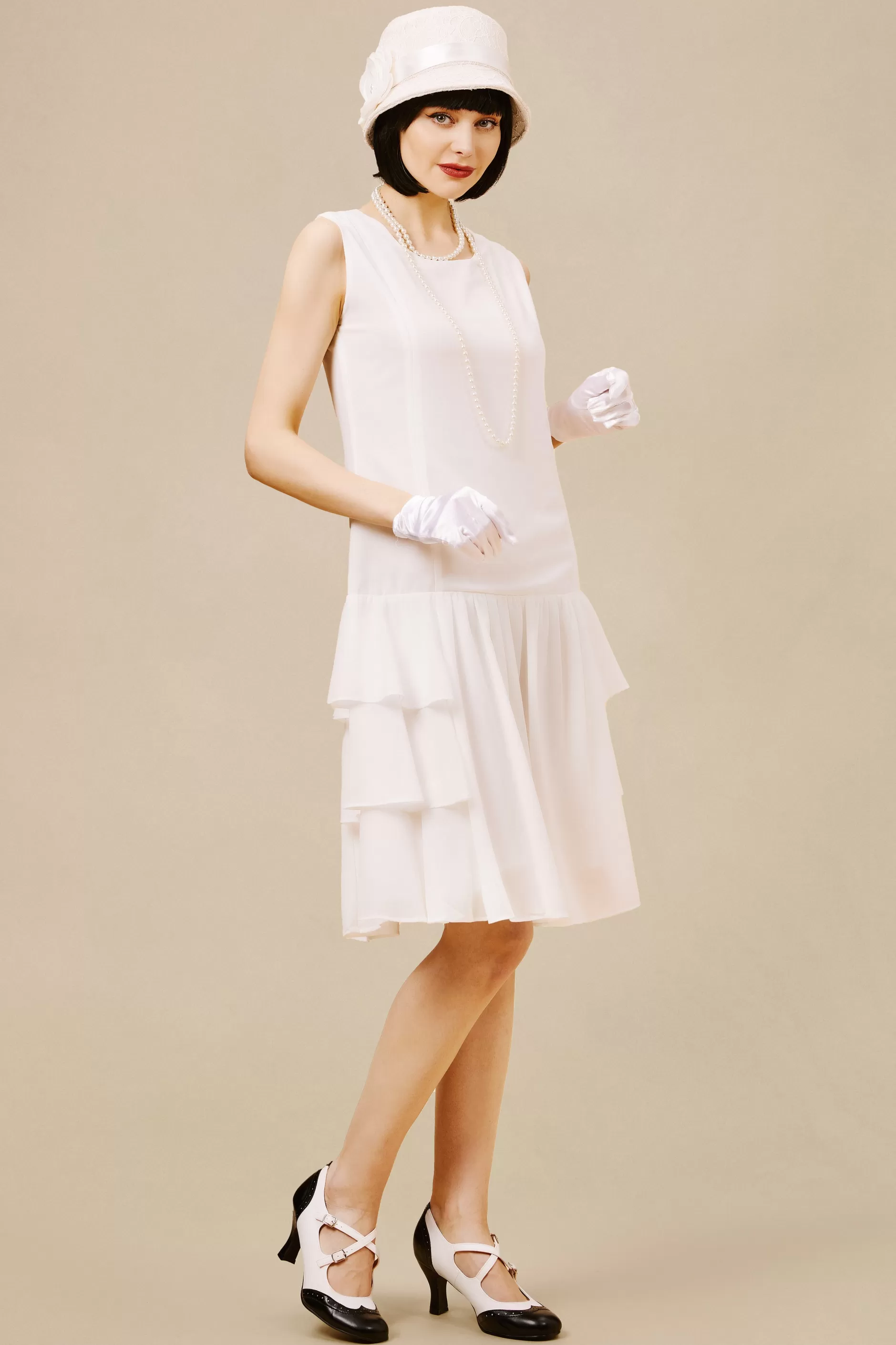 Cascading Tie Sleeveless Casual Dress-BABEYOND Shop