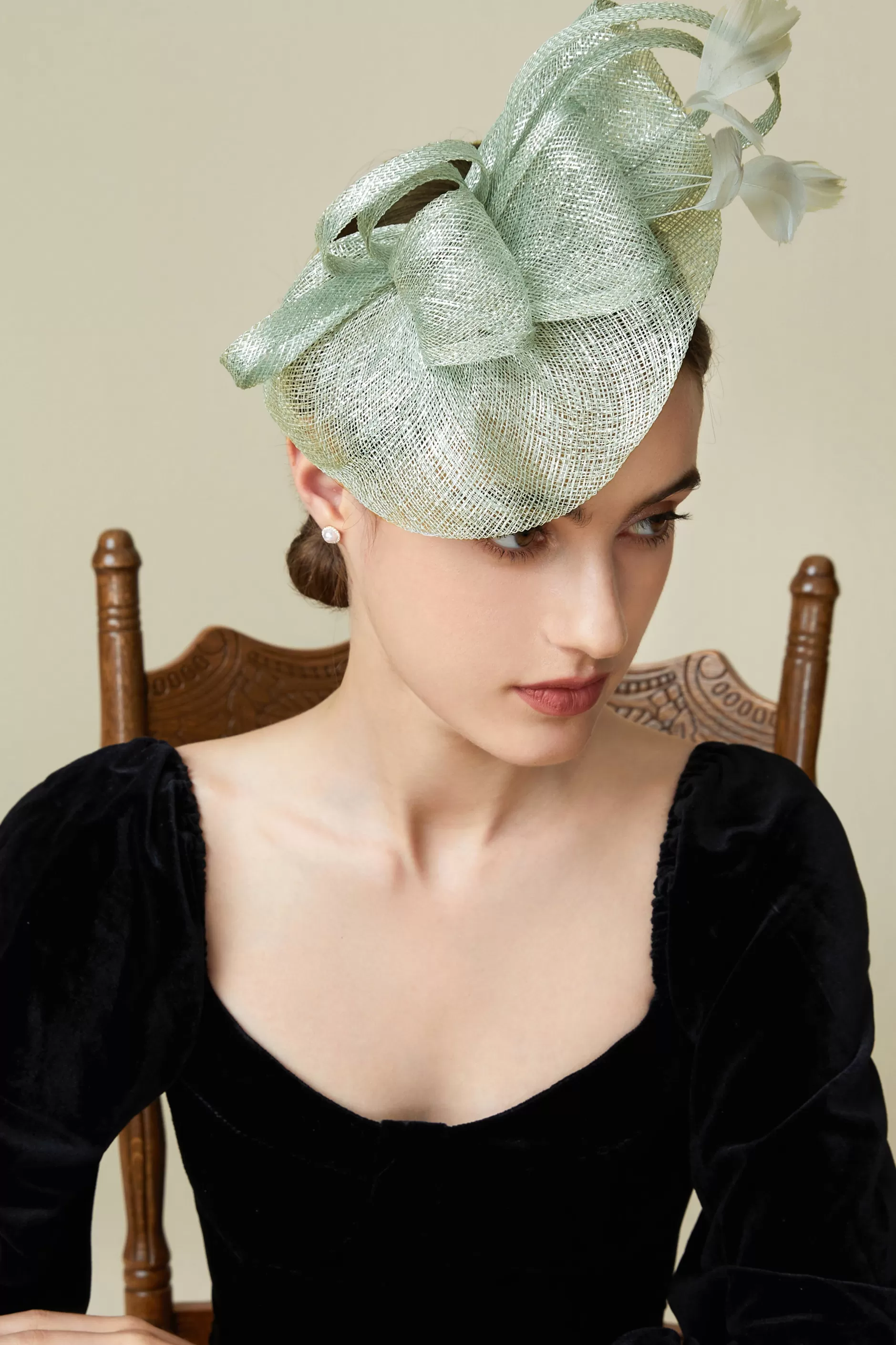 Classic Elegant Pillbox Fascinator-BABEYOND Best Sale