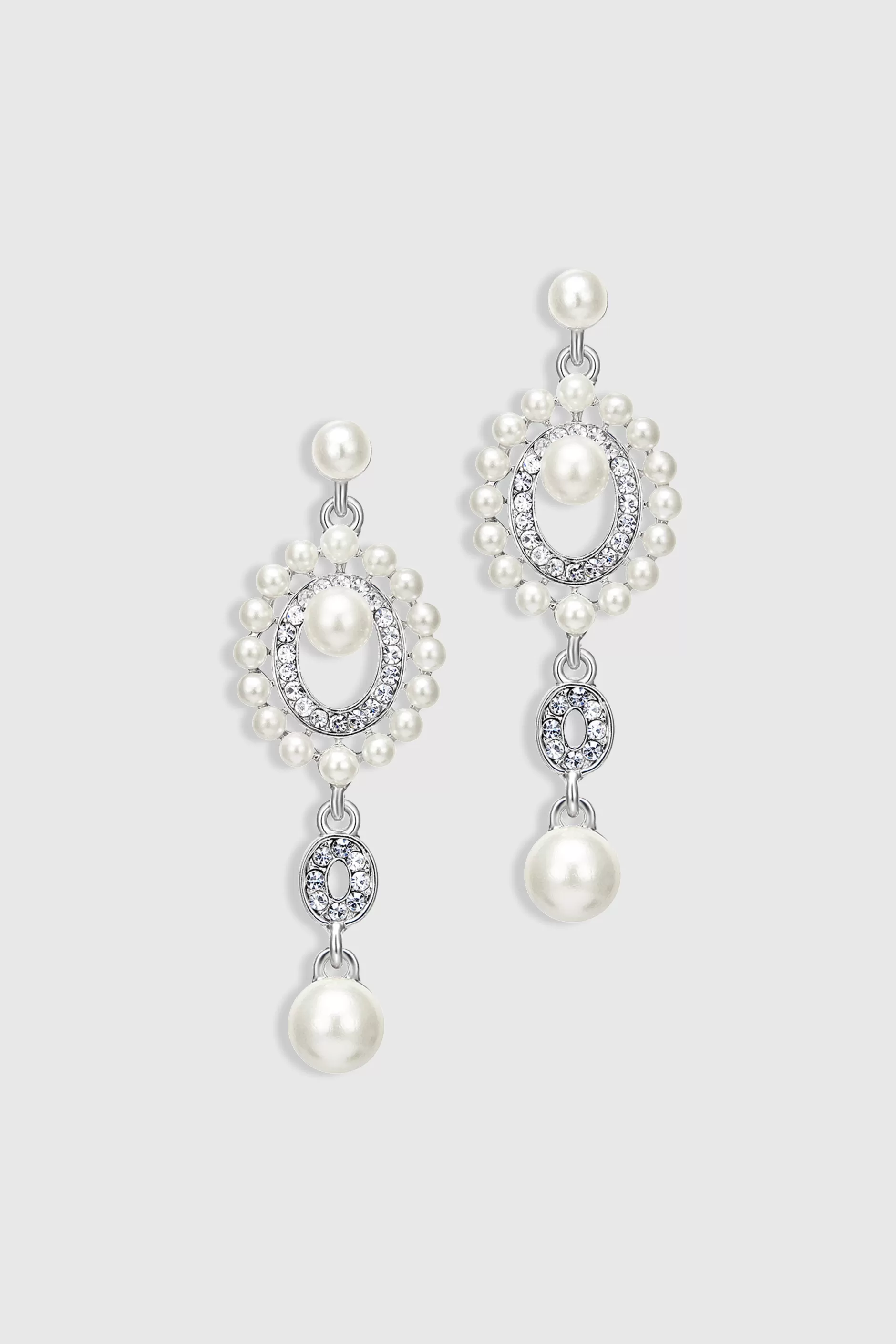 Classic Round Diamond Tassel Earrings-BABEYOND Shop