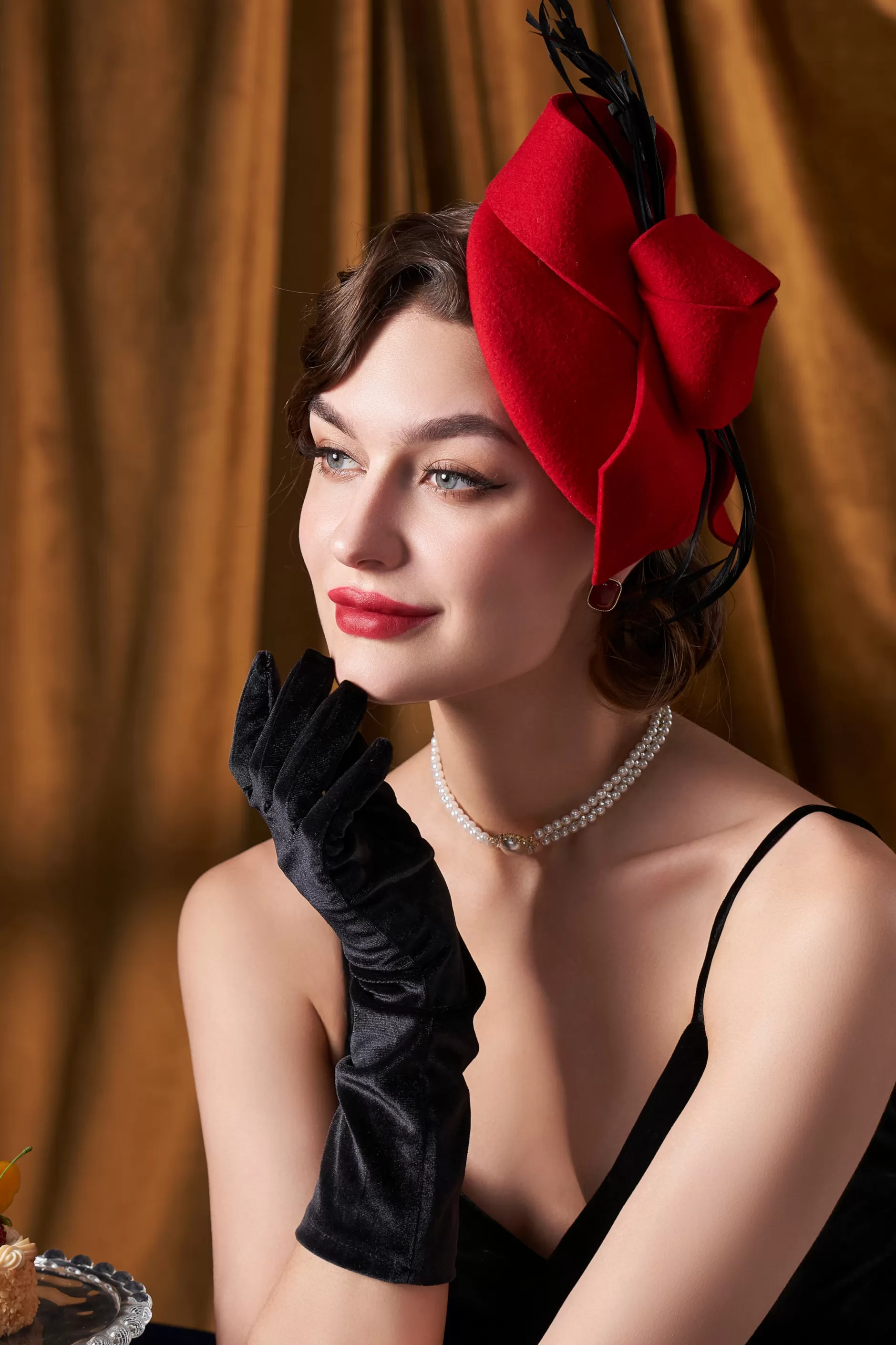 Elegant Bow Knot Feather Pillbox Fascinator-BABEYOND Shop