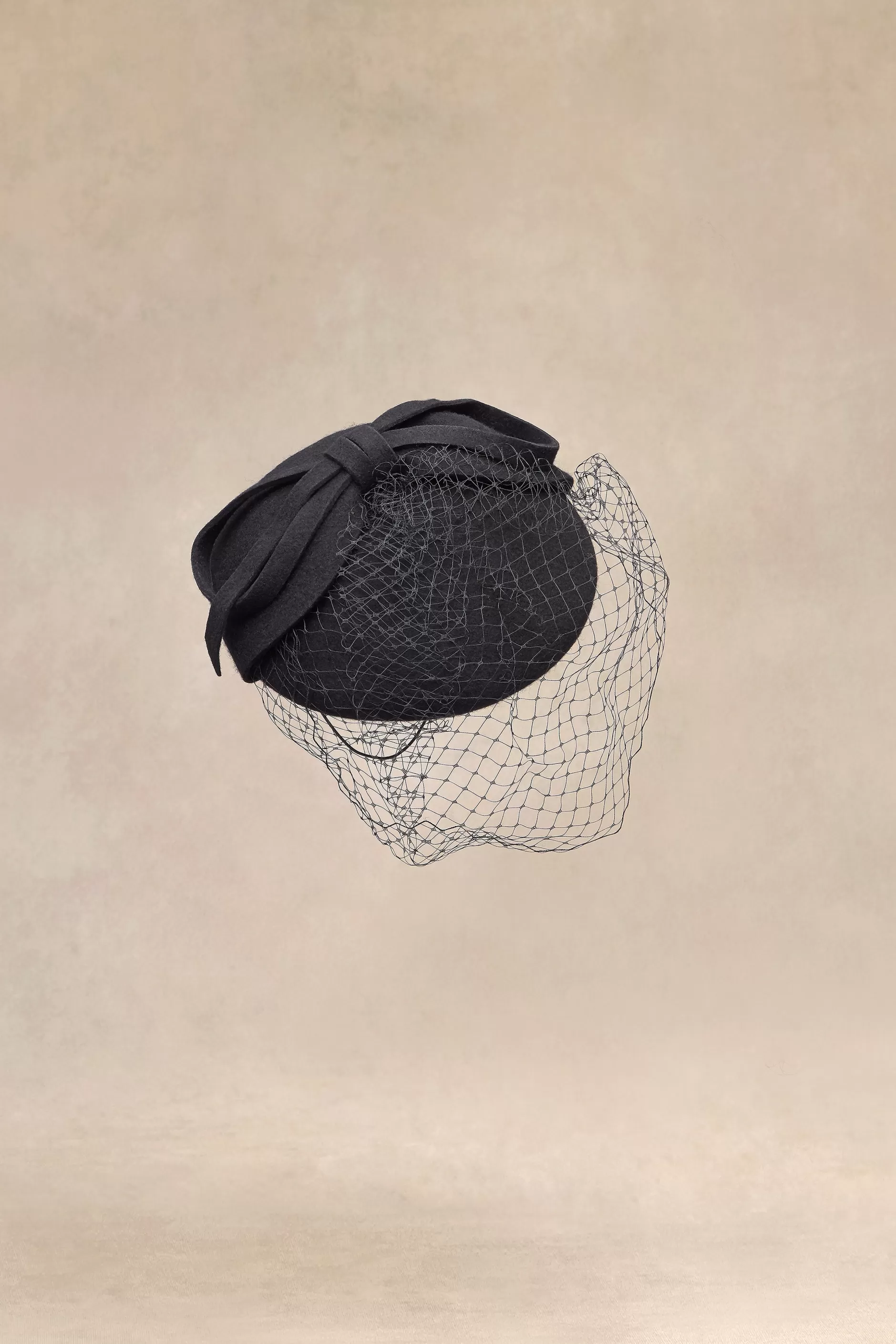 Elegant Bow Knot Pillbox Veil Fascinator-BABEYOND Cheap