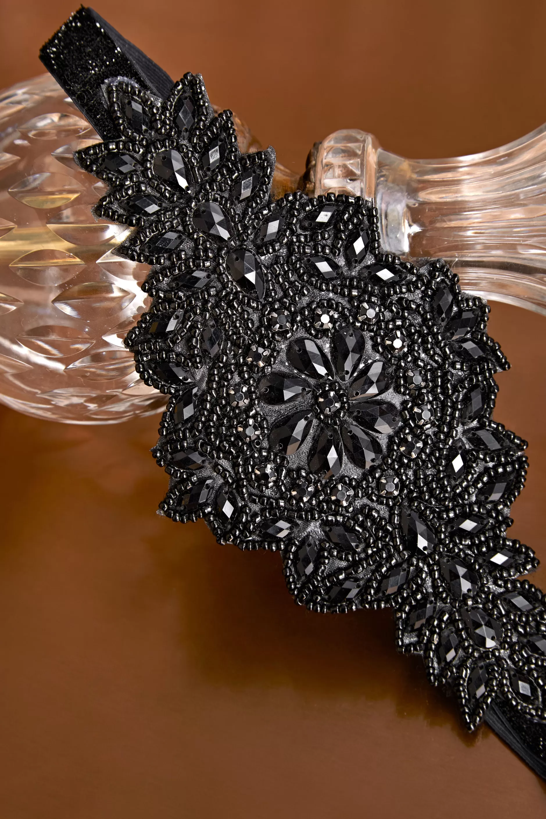 Embellished Baroque Elastic Headband-BABEYOND Cheap