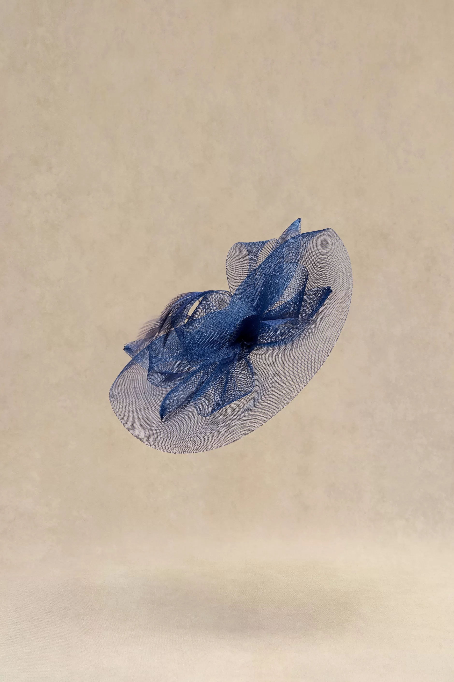 Embellished Mesh Floral Knot Fascinator-BABEYOND New