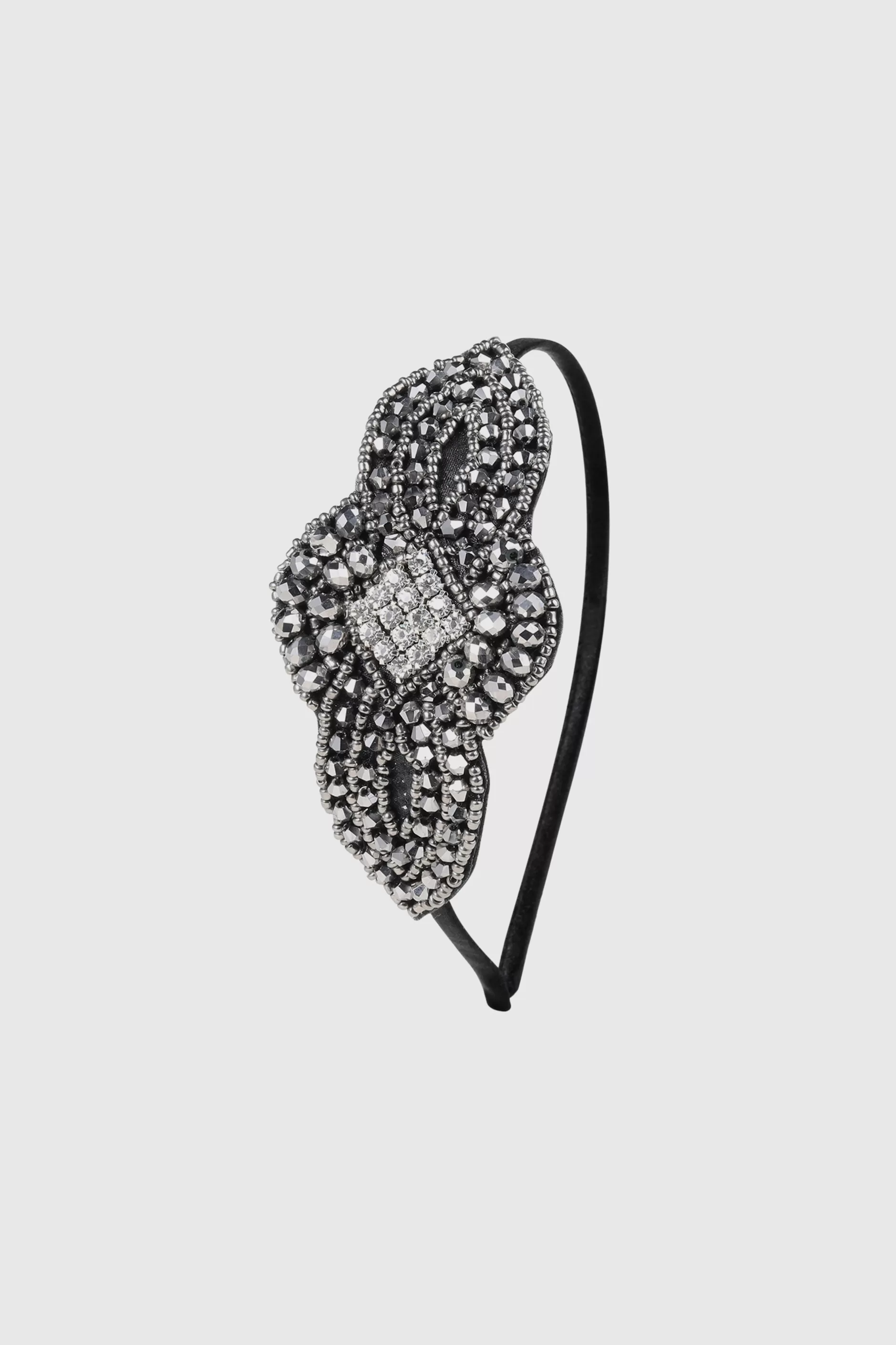 Embellished Rhinestone Beaded Headband-BABEYOND Cheap