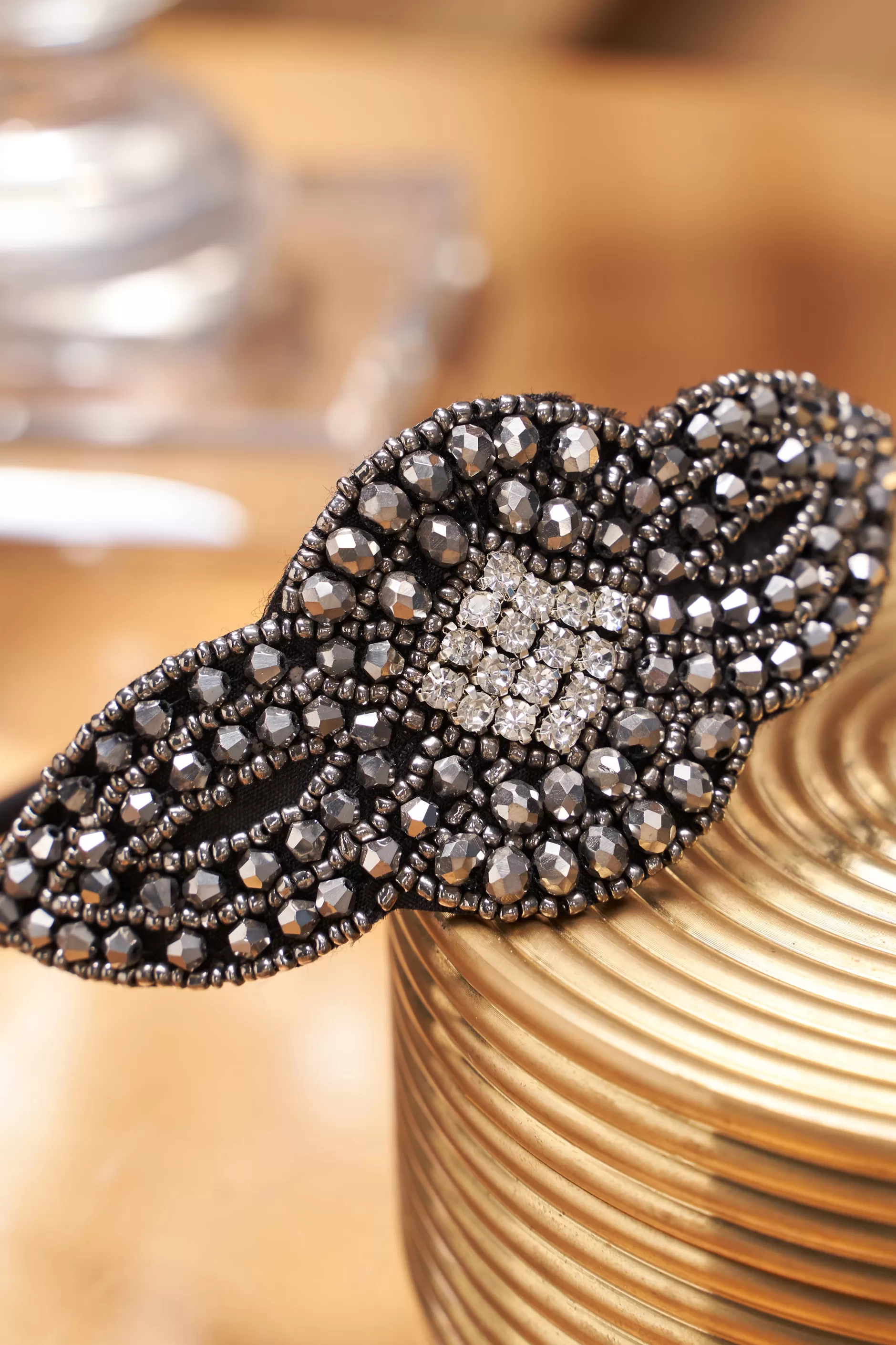 Embellished Rhinestone Beaded Headband-BABEYOND Cheap