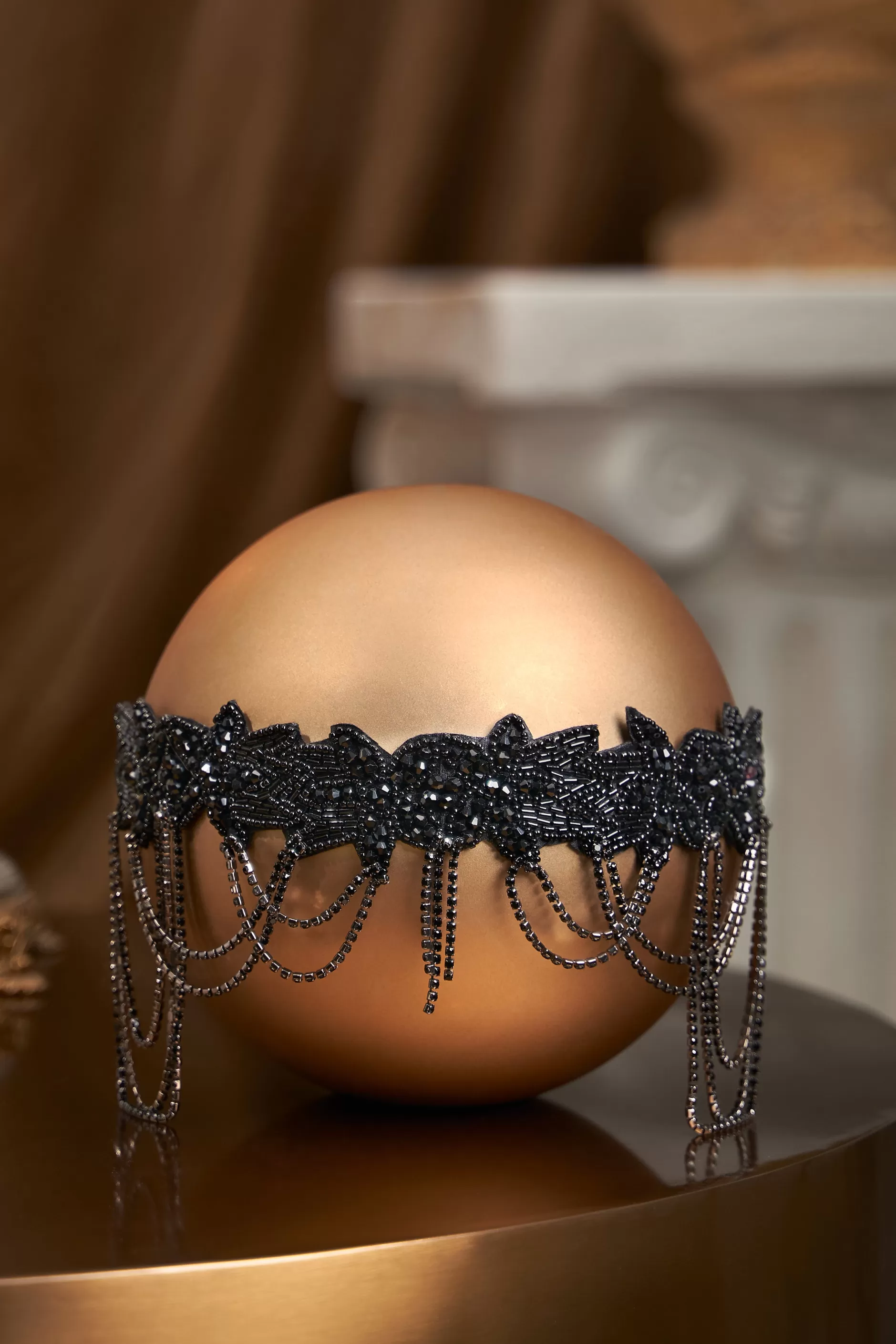 Embellished Rhinestone Chain Headband-BABEYOND Best