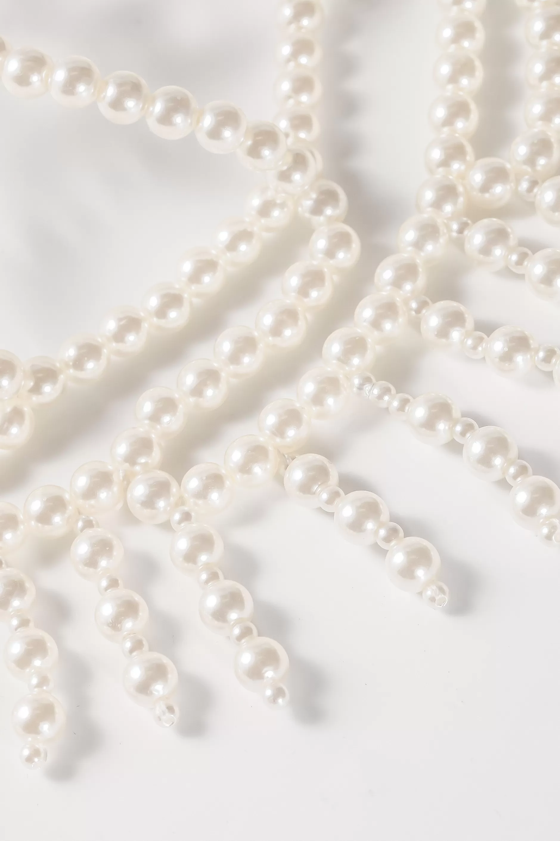 Fully Beaded Pearl Flapper Cap Headpiece-BABEYOND Sale
