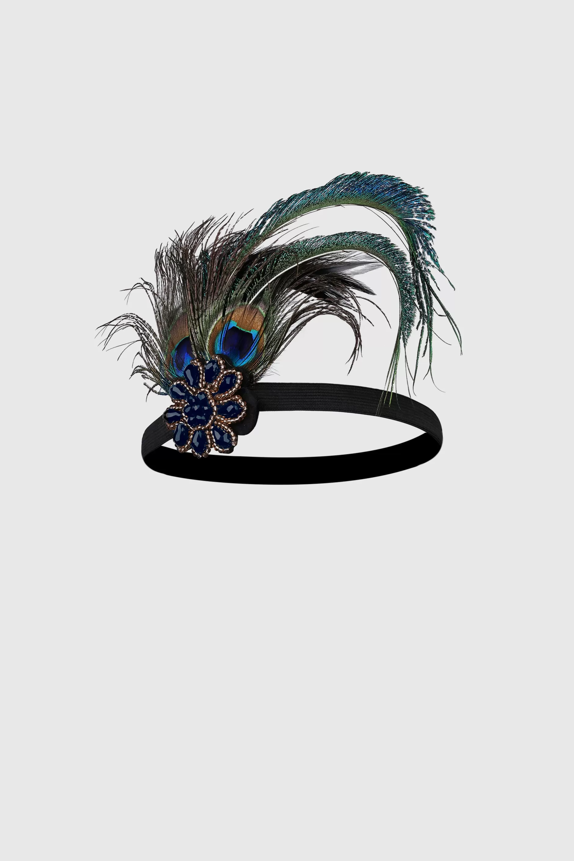 Gatsby Sequin Peacock Headband-BABEYOND Cheap