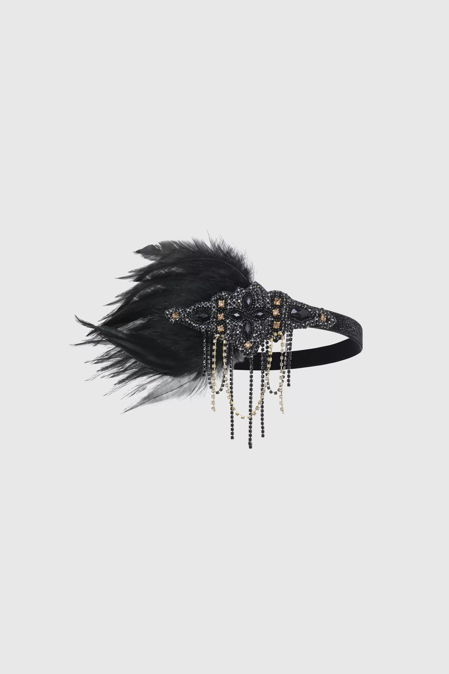 Glitter Rhinestone Chain Headband-BABEYOND Fashion
