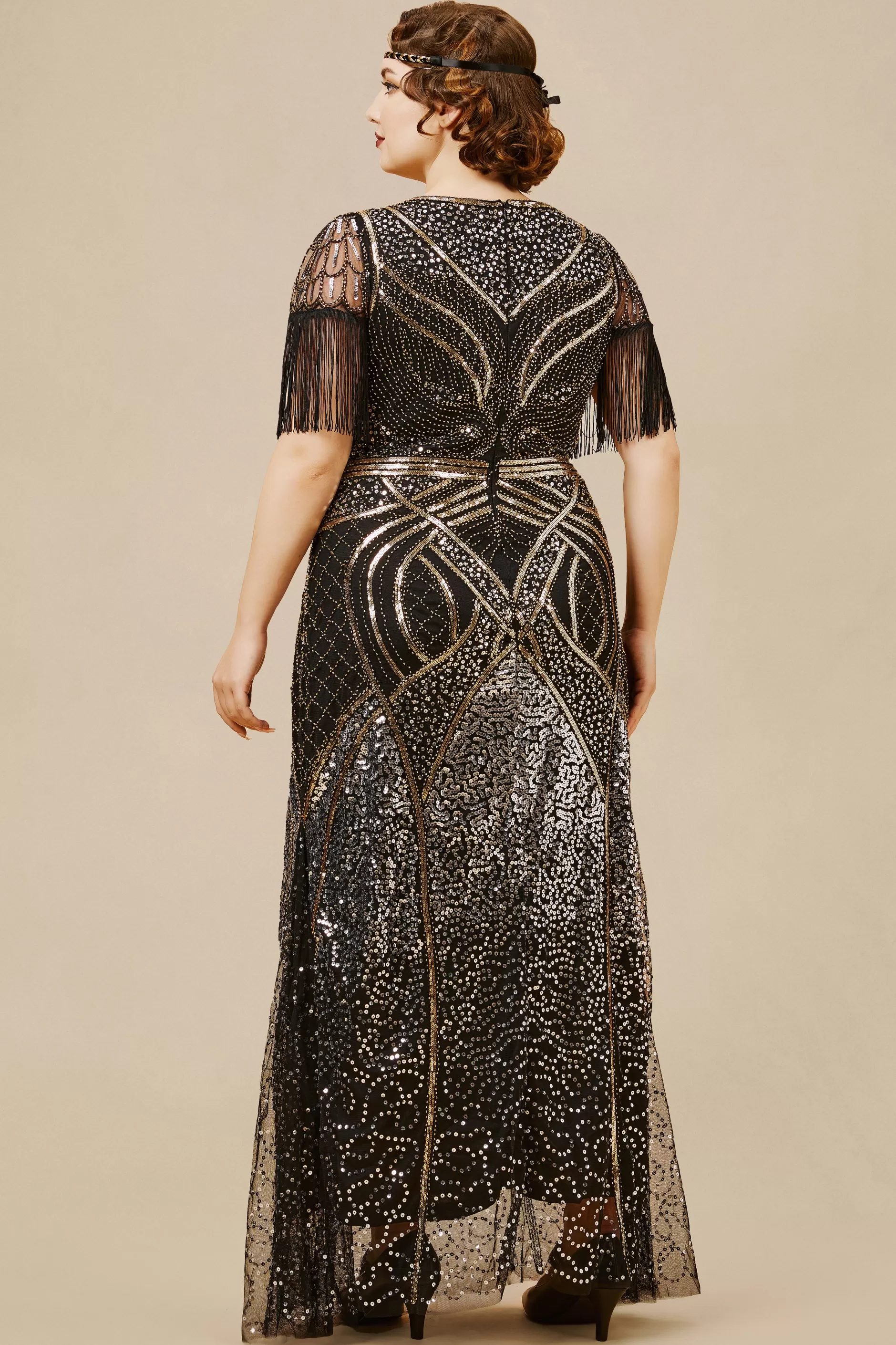 Mermaid Hem Cocktail Plus Dress-BABEYOND Outlet