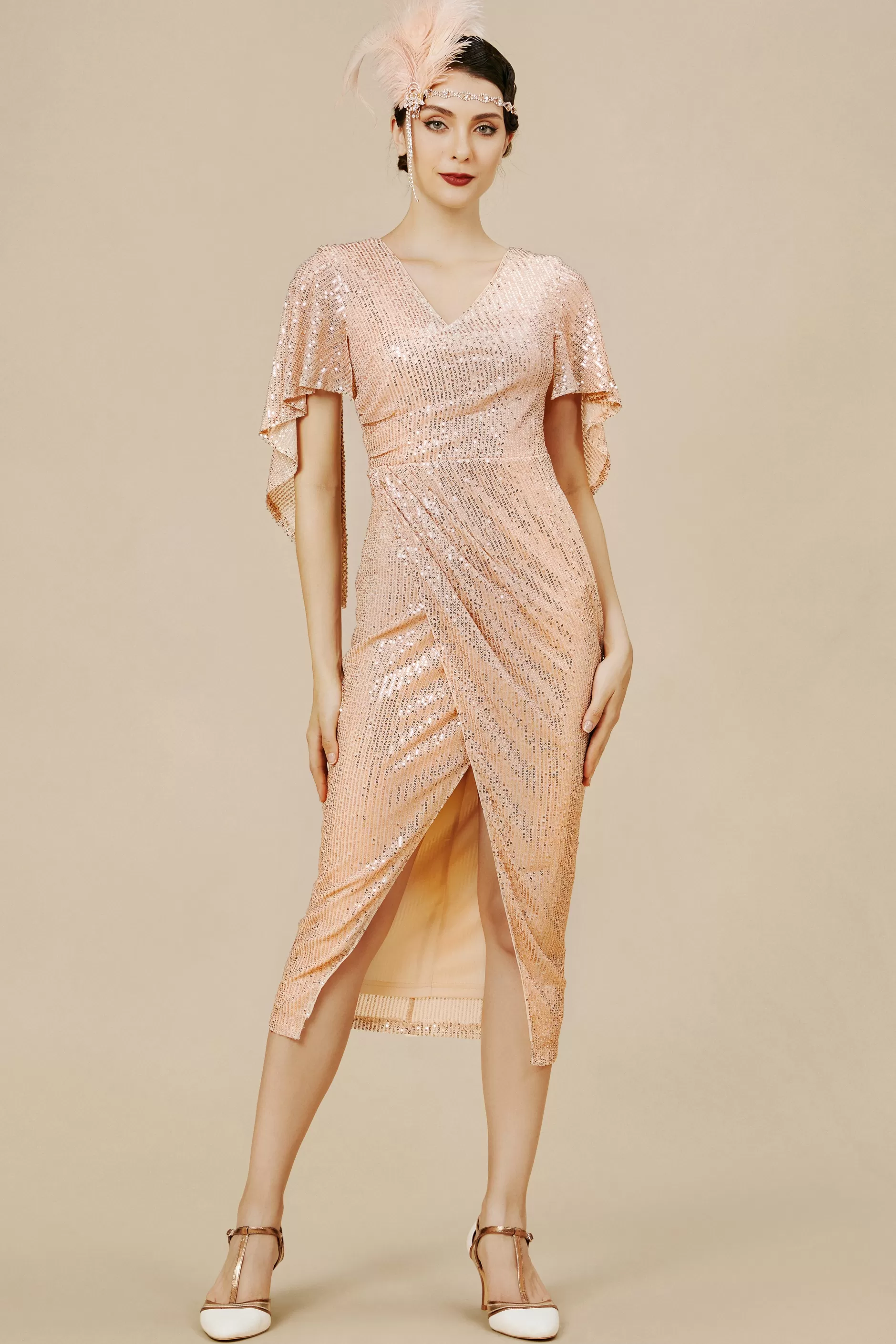 Mermaid Shimmer Cocktail Dress-BABEYOND Cheap