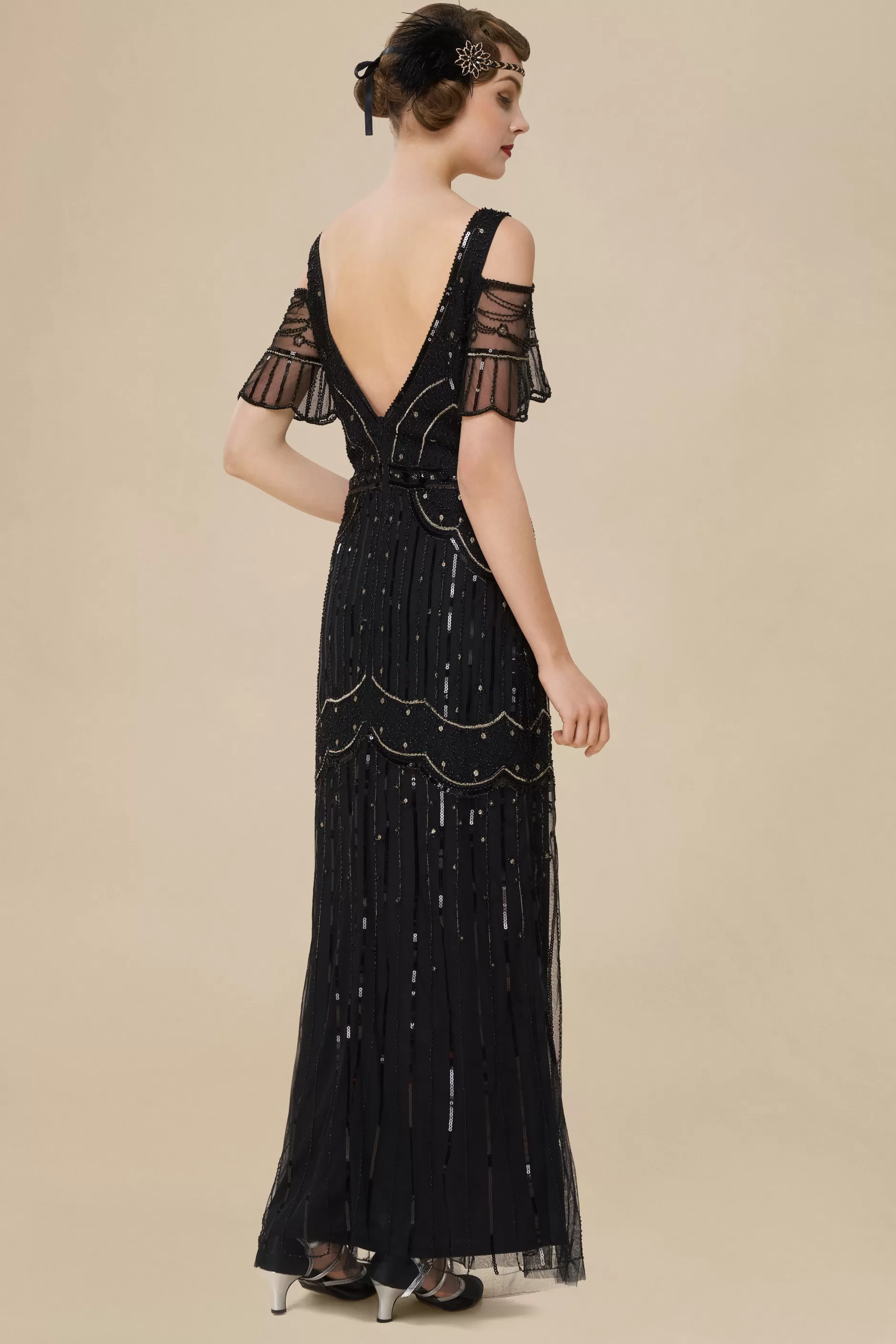 Off Shoulder Cutout Mermaid Prom Dress-BABEYOND Store