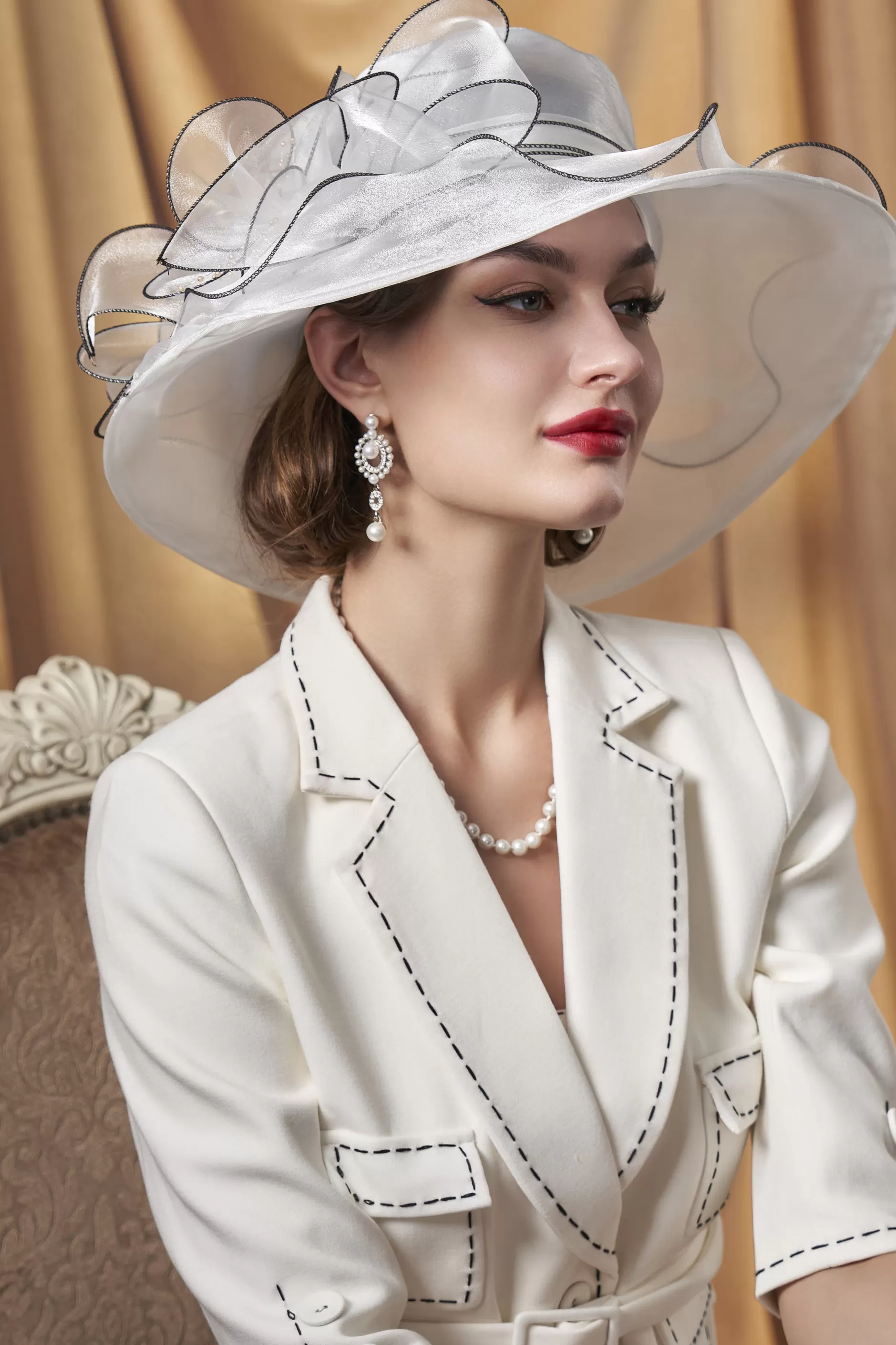 Organza Kentucky Fascinator Hat-BABEYOND Outlet