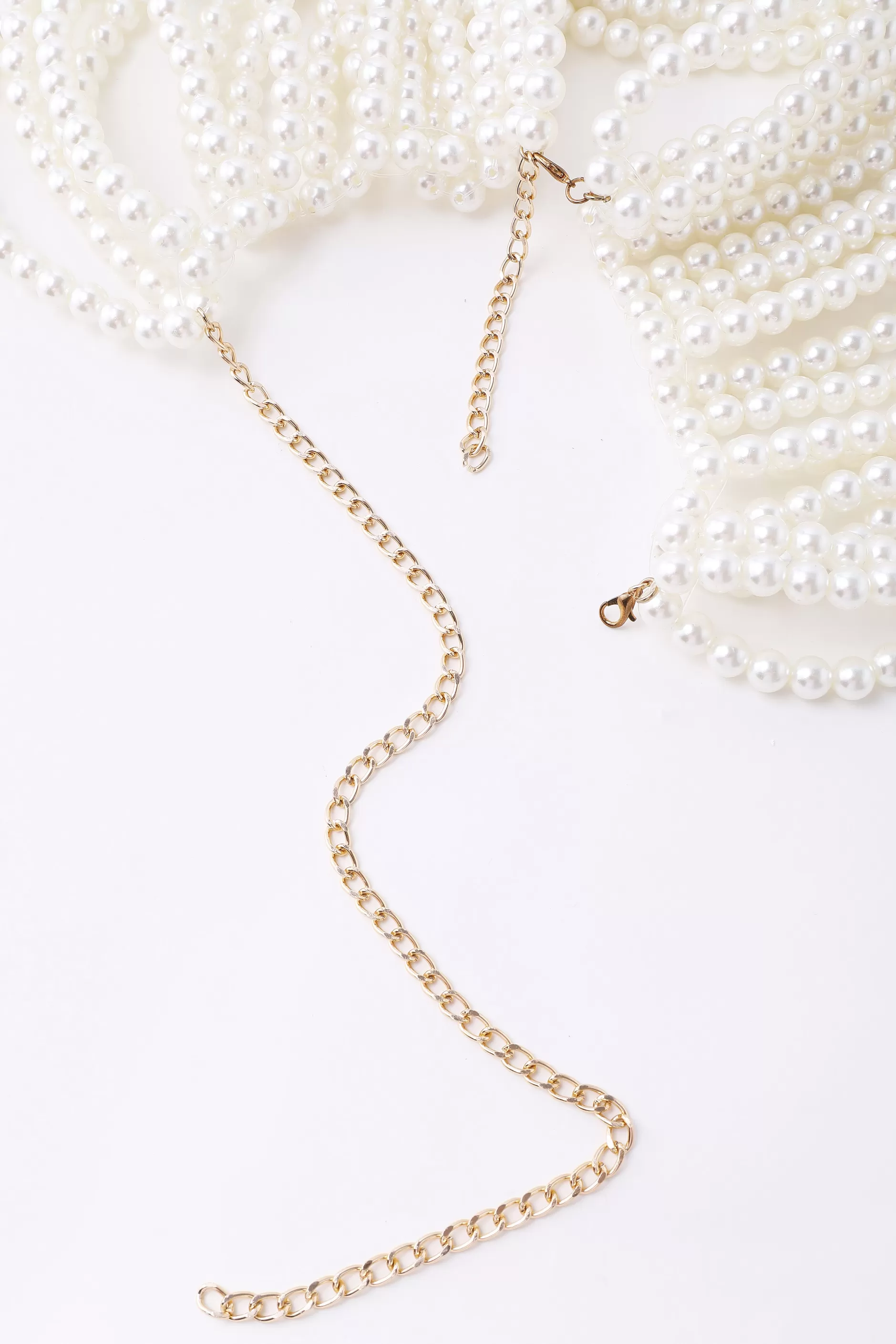 Pearl Body Chain Beaded Shawl-BABEYOND Online