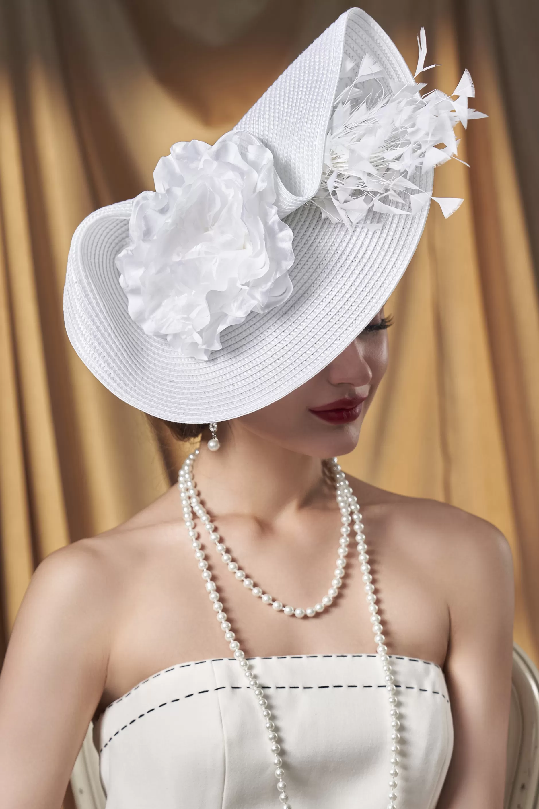 Pillbox Flower Flapper Fascinator-BABEYOND Store