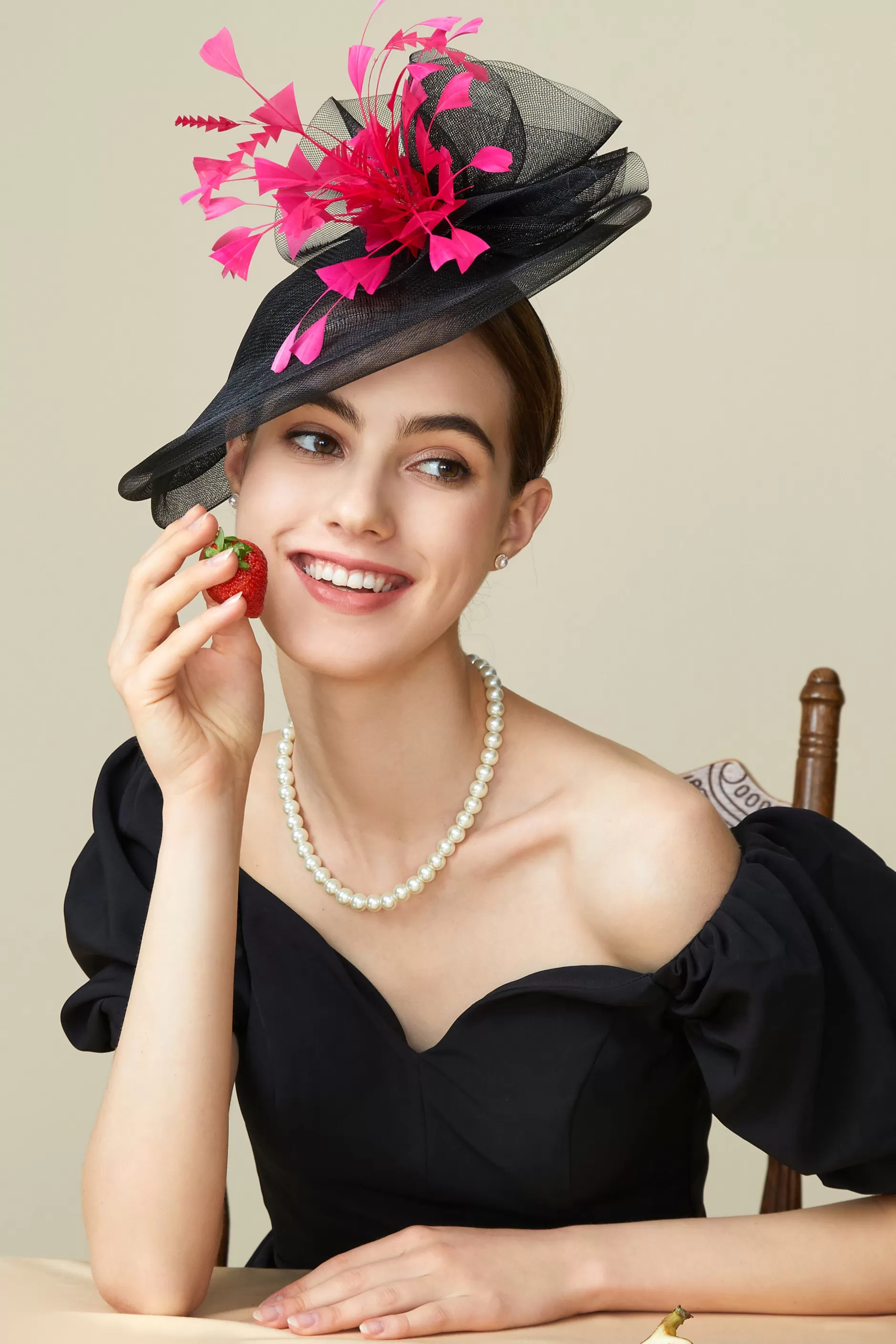 Race Day Feather Cocktail Fascinator-BABEYOND Best