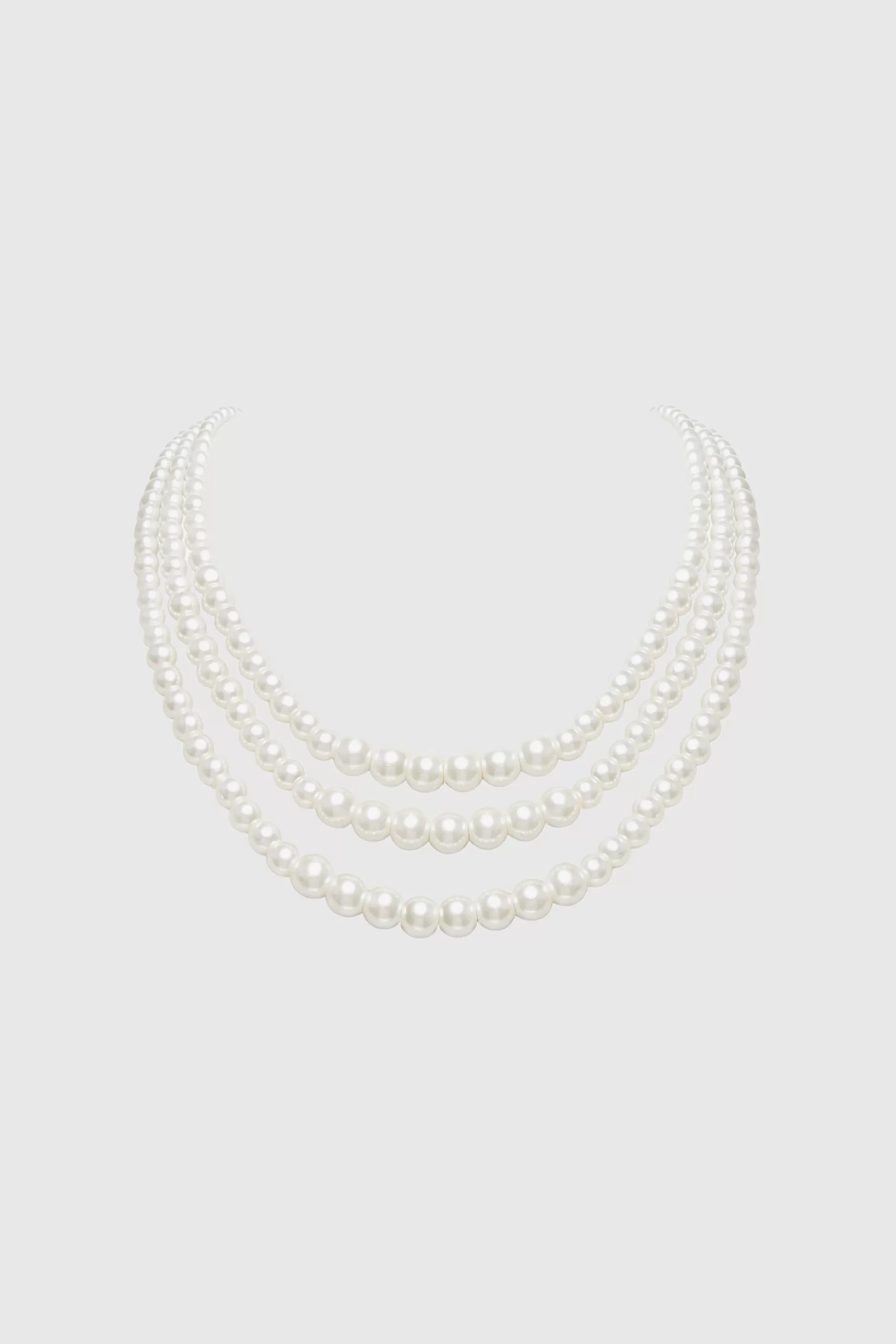 Remarkable Multi Strand Pearl Necklace-BABEYOND Online