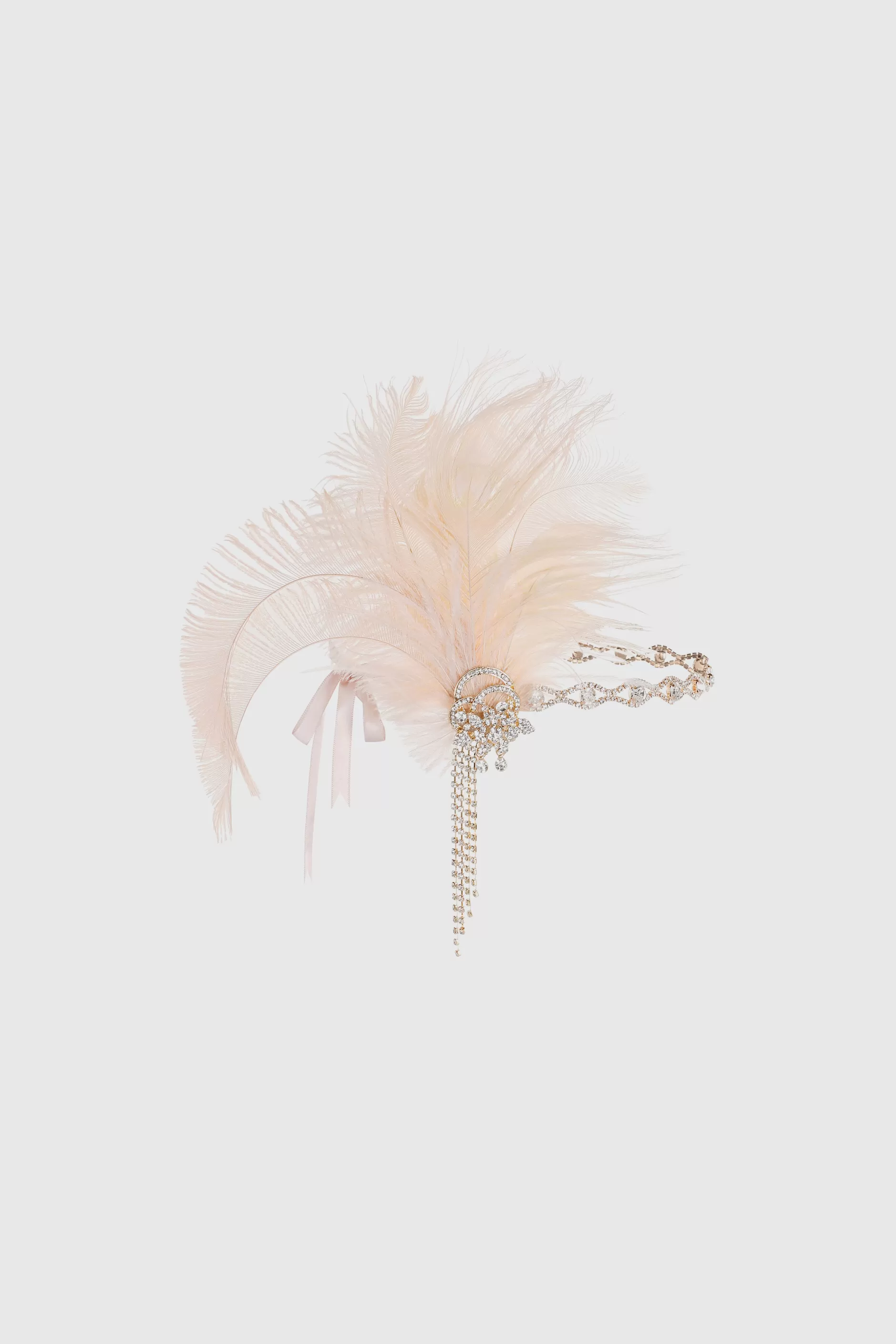 Rhinestone Chain Flapper Headband-BABEYOND Hot