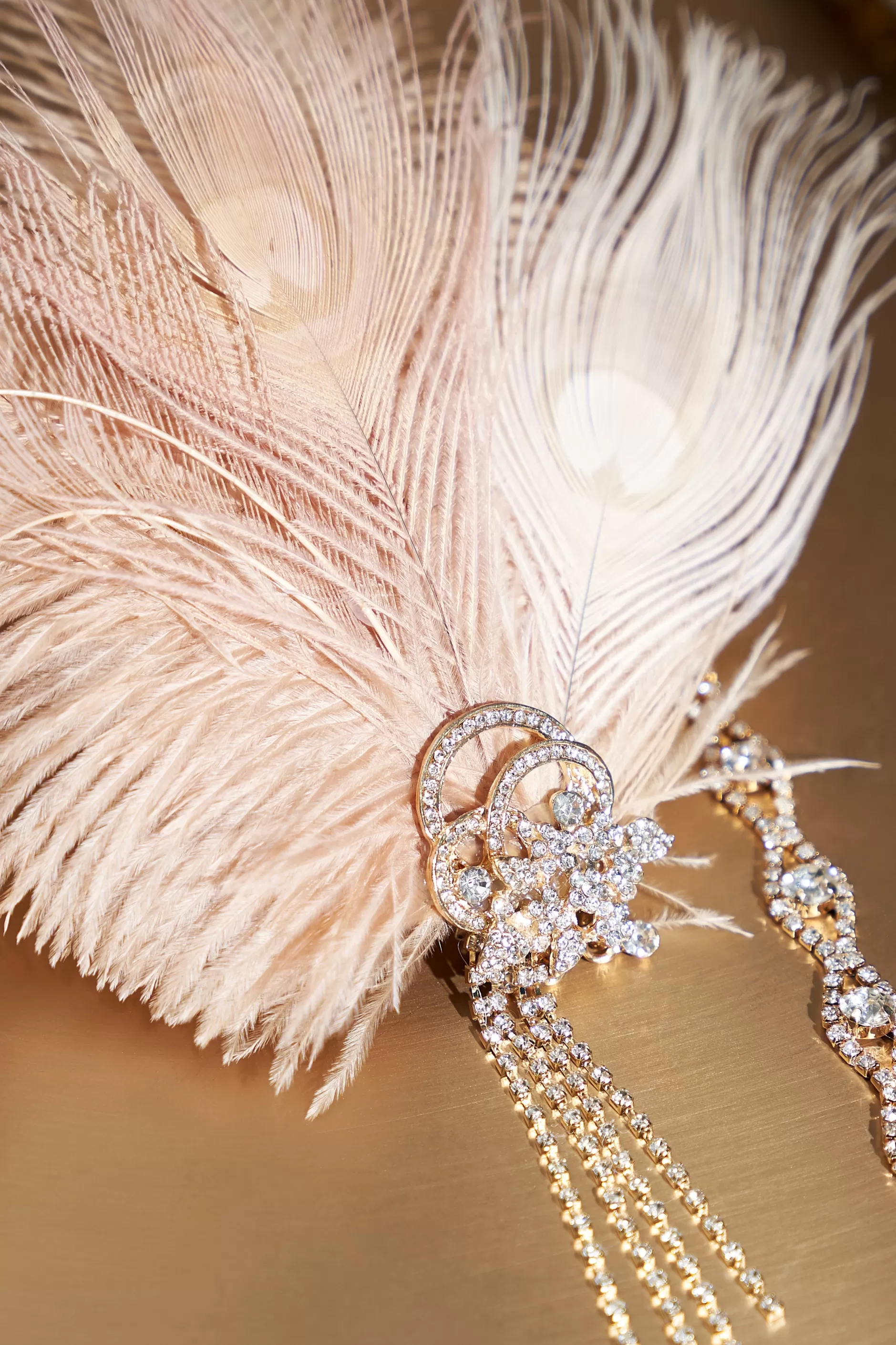 Rhinestone Chain Flapper Headband-BABEYOND Hot