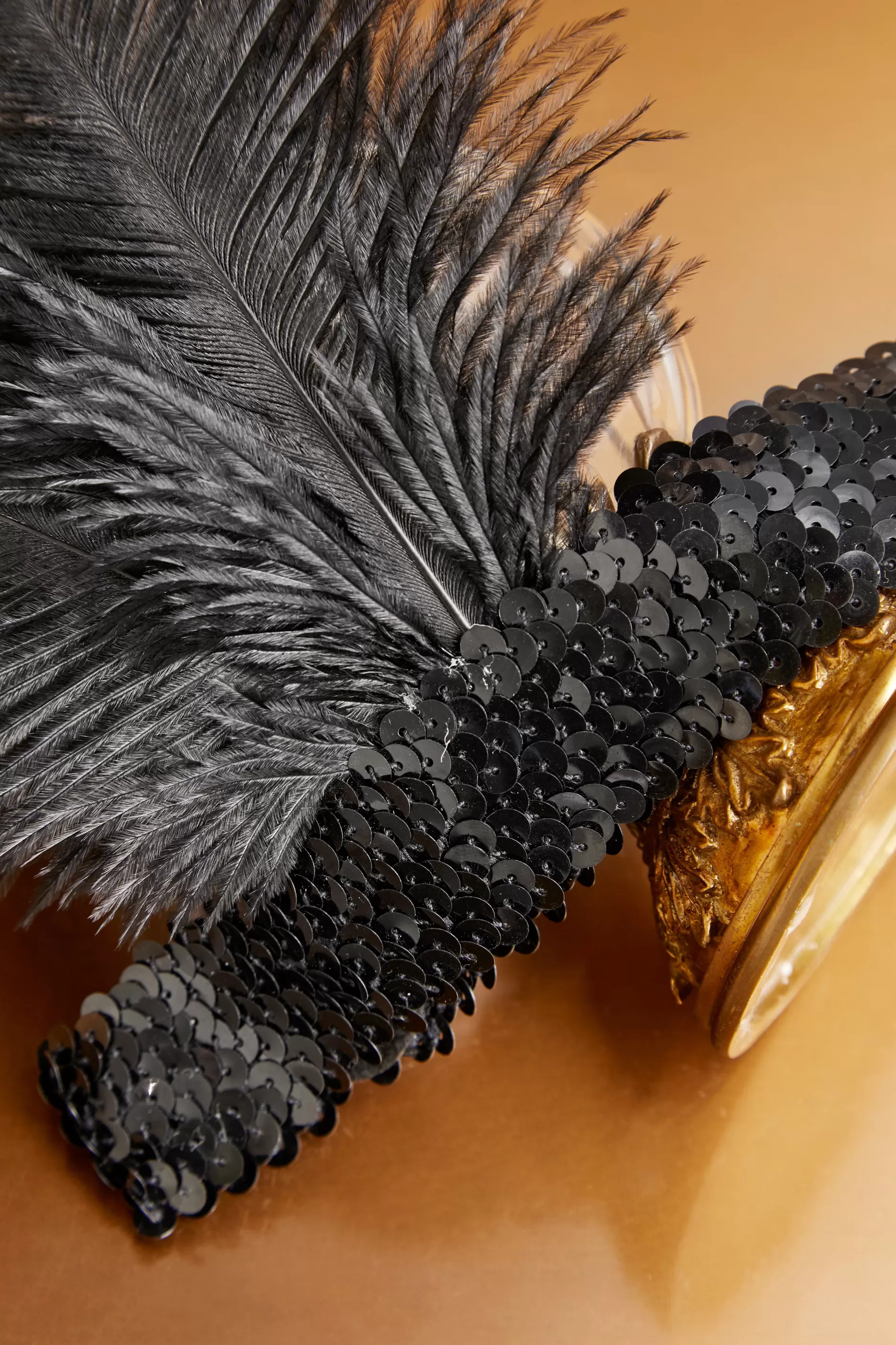 Roaring 20S Sequined Showgirl Headpiece-BABEYOND Outlet