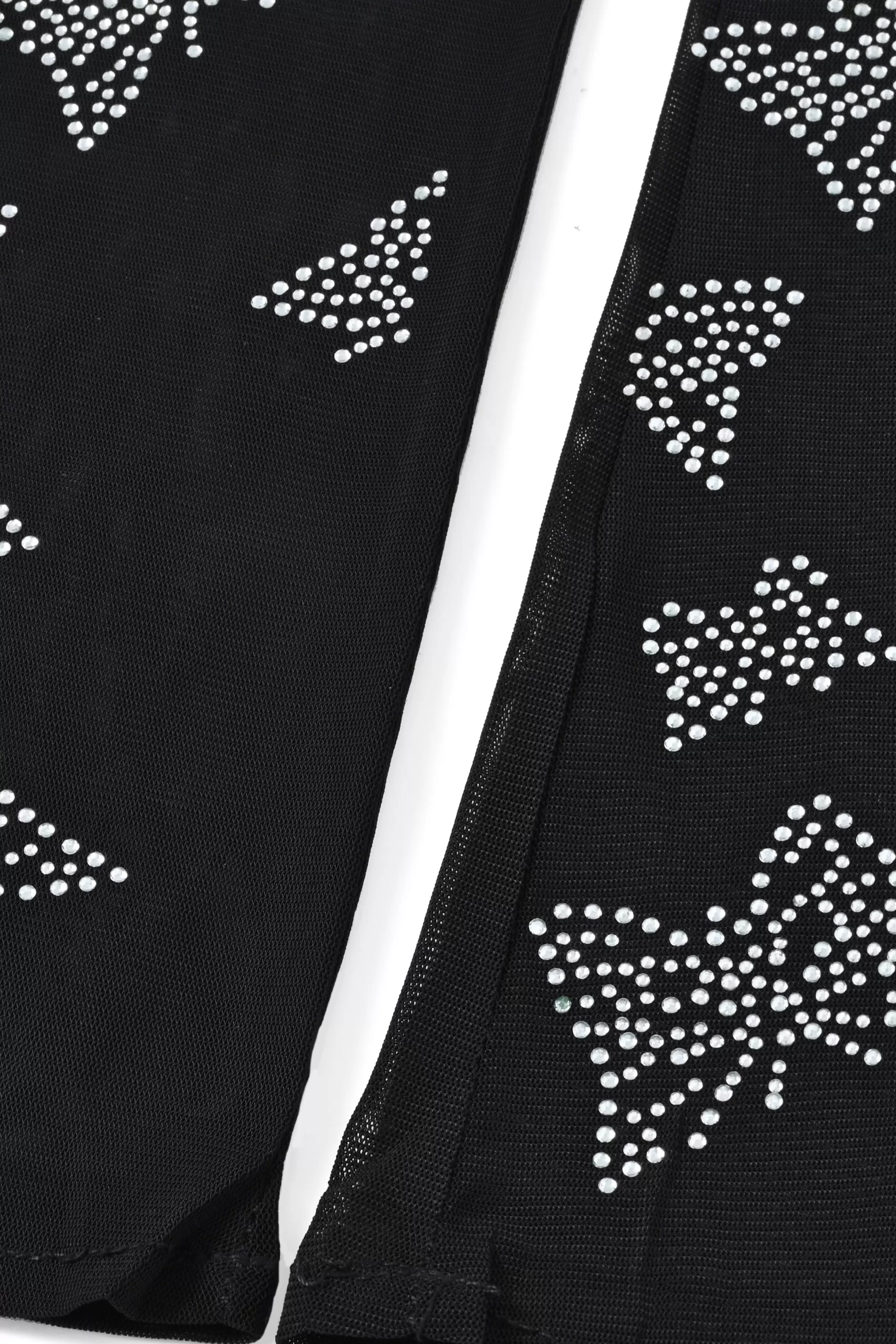 Studded Rhinestone Butterfly Stretchy Gloves-BABEYOND Hot