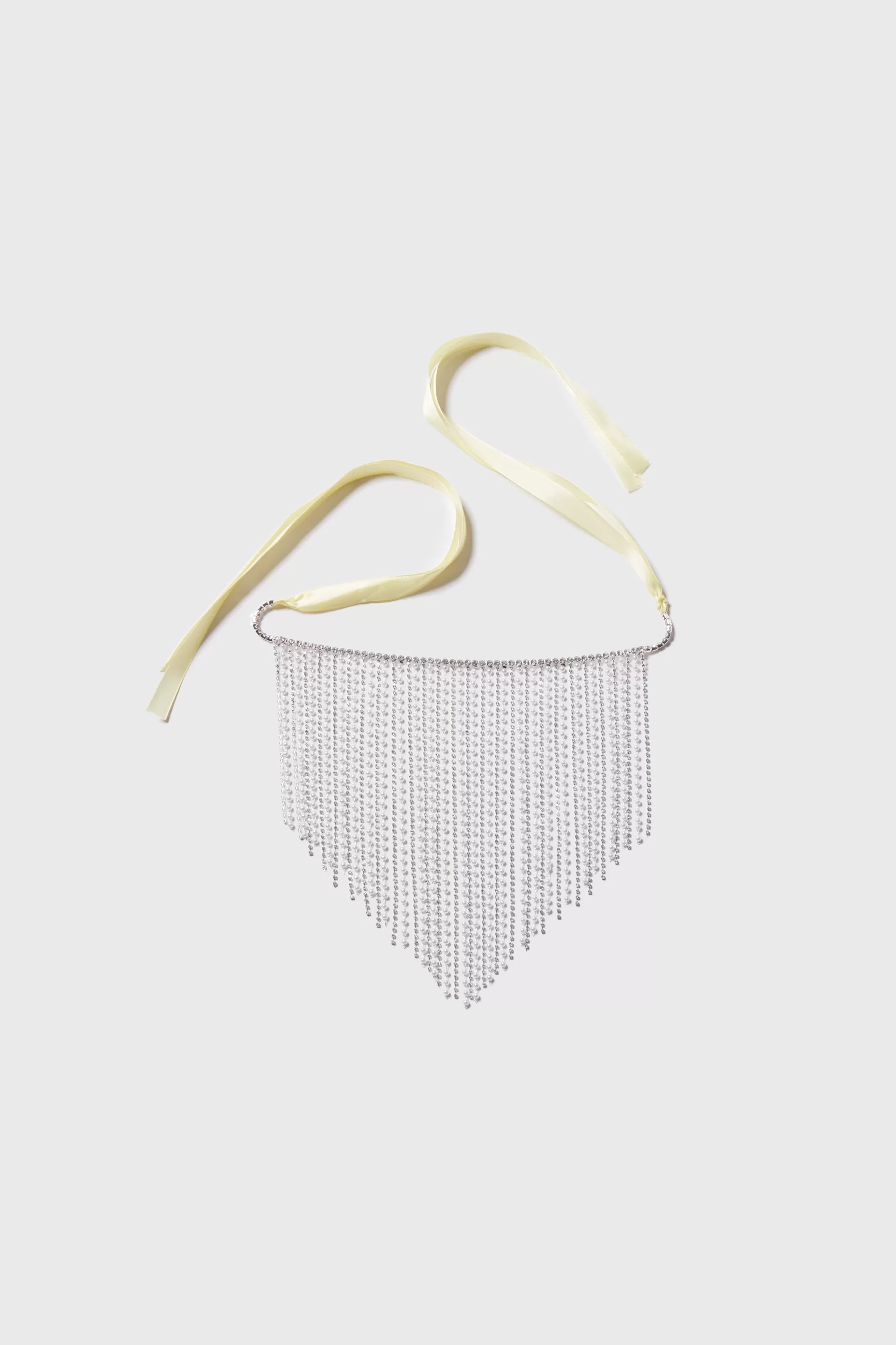 Unique Pearl Rhinestone Chain Mask-BABEYOND New