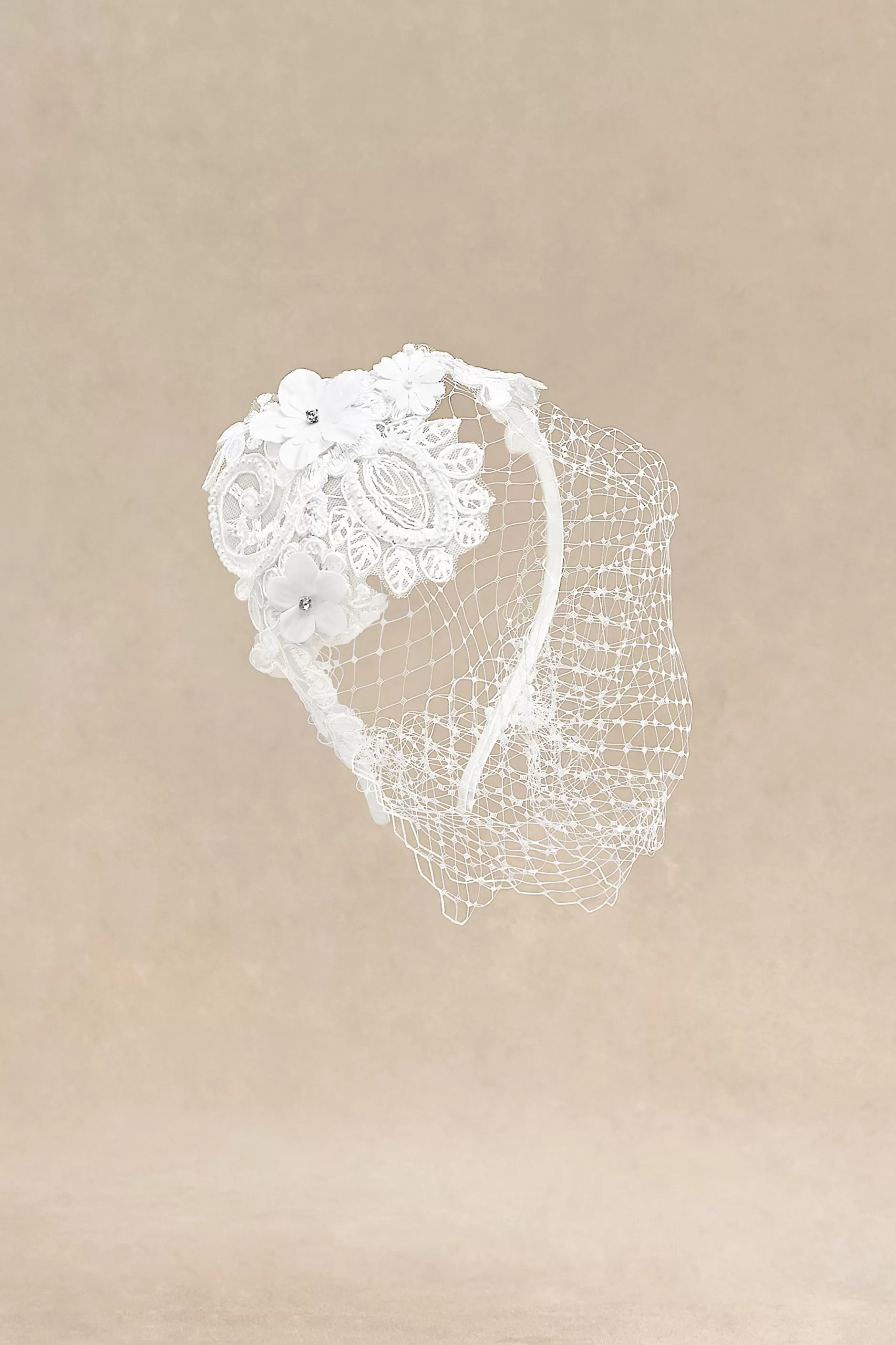 Vintage Veil Lace Cocktail Fascinator-BABEYOND Outlet